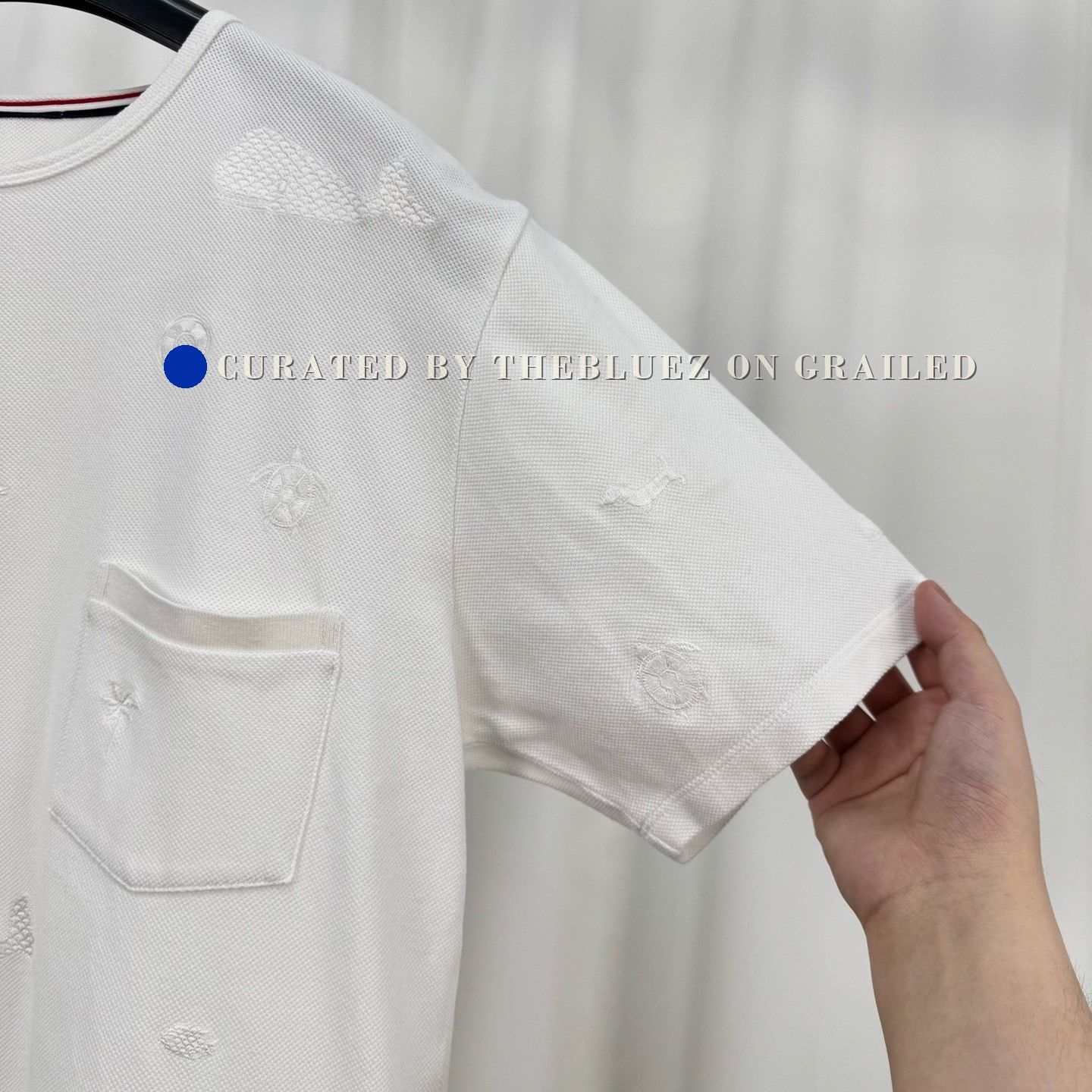 Thom Browne Thom Browne Embroidered Striped Short-Sleeve Size US XL / EU 56 / 4 - 4 Thumbnail