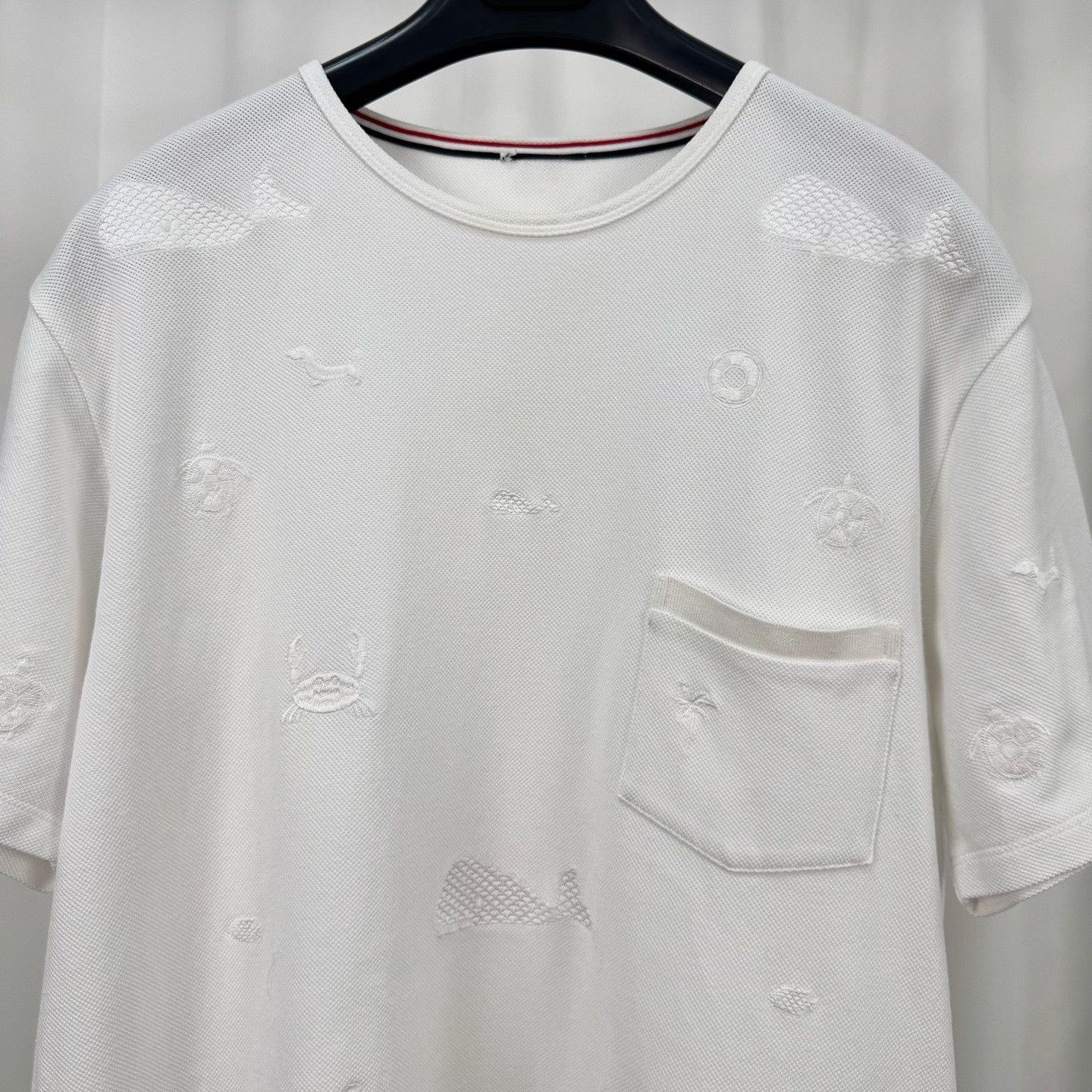 Thom Browne Thom Browne Embroidered Striped Short-Sleeve Size US XL / EU 56 / 4 - 3 Thumbnail