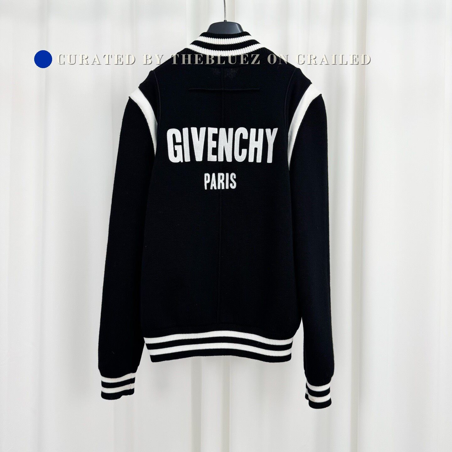 Givenchy Givenchy Embroidered Letter Wool Baseball Jacket Size US M / EU 48-50 / 2 - 2 Thumbnail