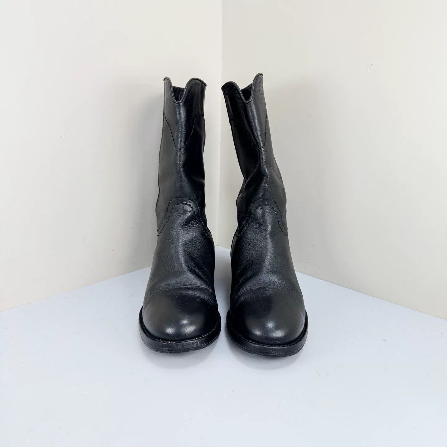 Chanel Chanel Double C Black Logo Short Boots Size US 5.5 / IT 35.5 - 2 Thumbnail