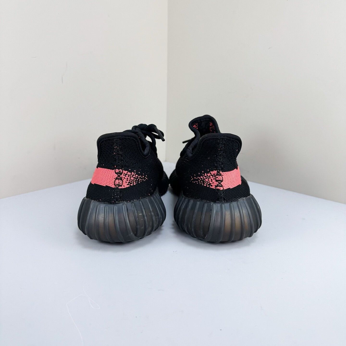 Yeezy Adidas Yeezy 350v2 Black Pink Size US 7.5 / IT 37.5 - 3 Thumbnail