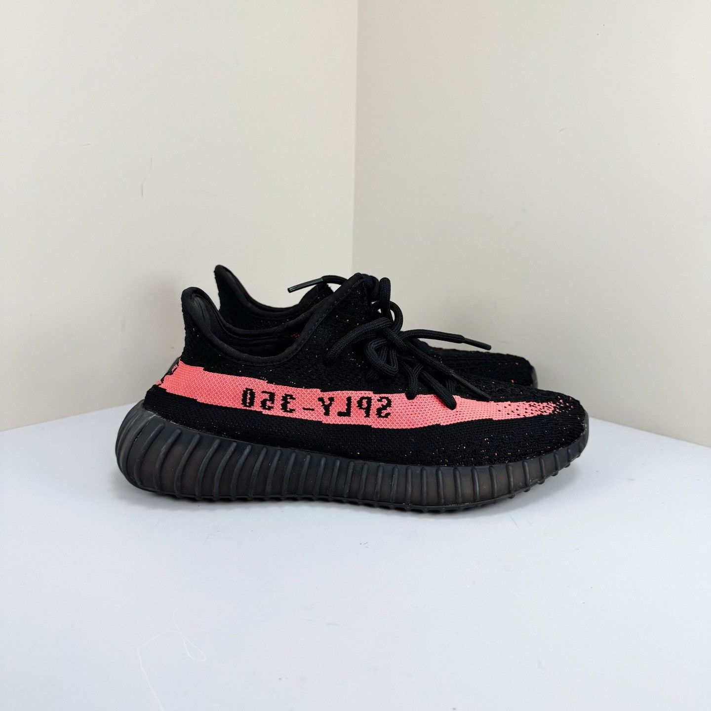 Yeezy Adidas Yeezy 350v2 Black Pink Size US 7.5 / IT 37.5 - 4 Thumbnail