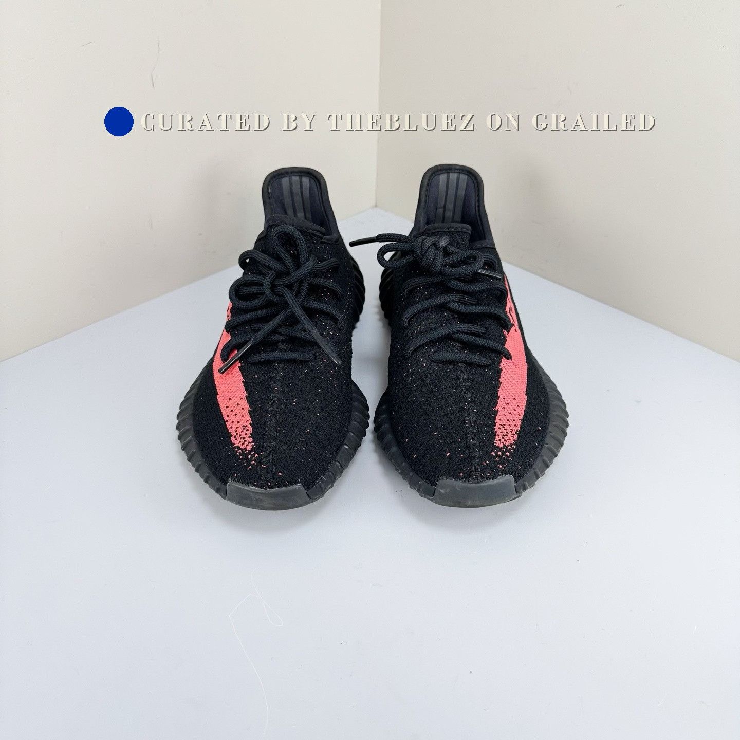 Yeezy Adidas Yeezy 350v2 Black Pink Size US 7.5 / IT 37.5 - 2 Thumbnail
