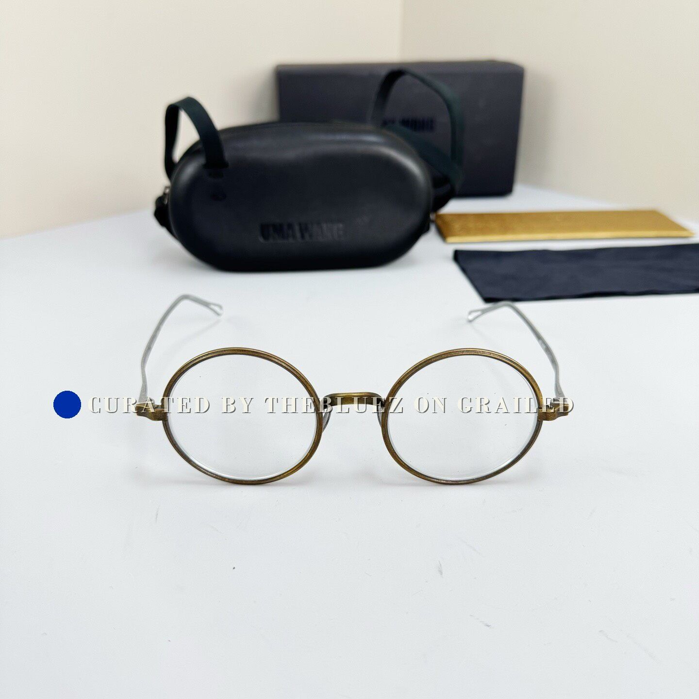 Uma Wang Uma Wang x Rigards Metal Eyeglass Frame Size ONE SIZE - 2 Thumbnail