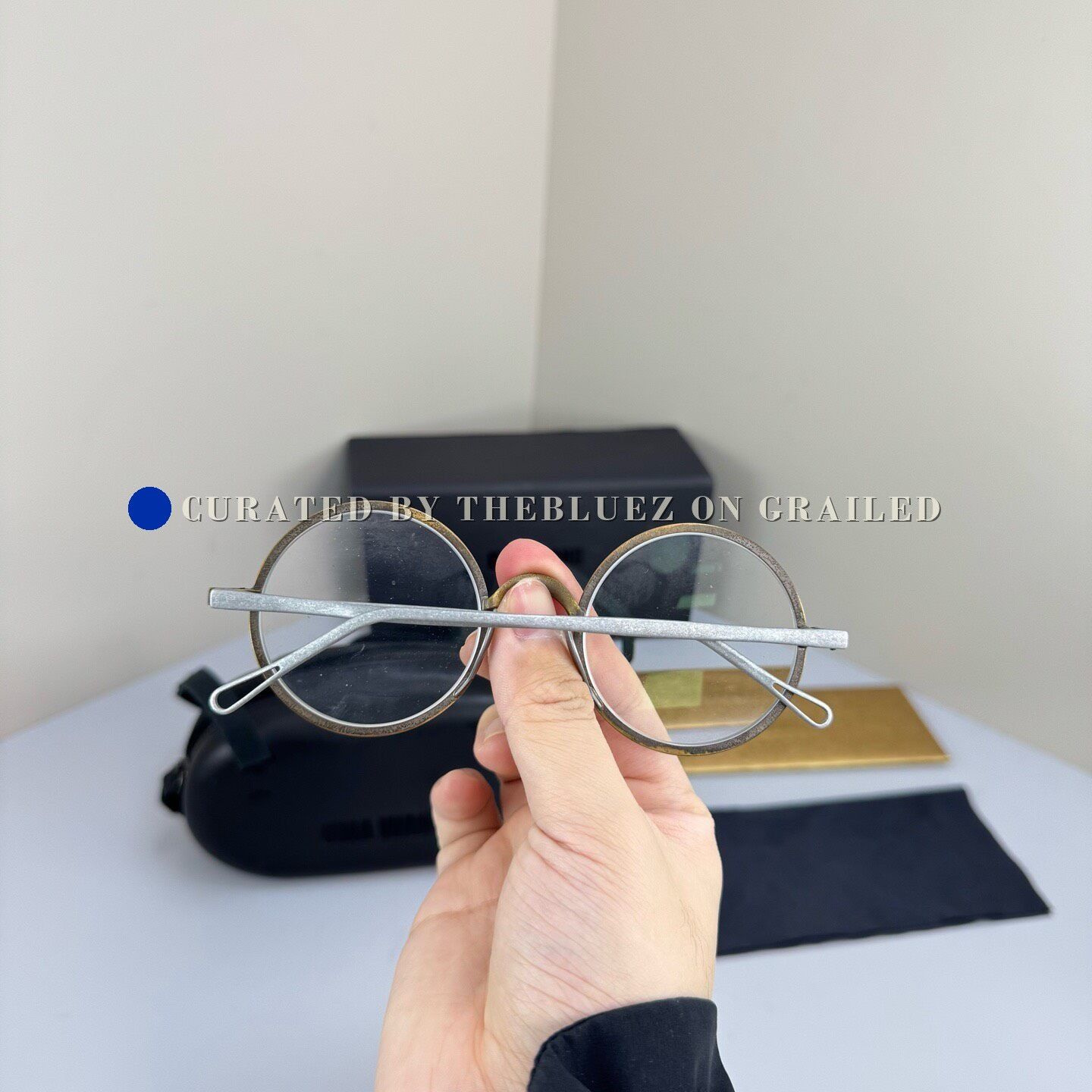 Uma Wang Uma Wang x Rigards Metal Eyeglass Frame Size ONE SIZE - 5 Thumbnail