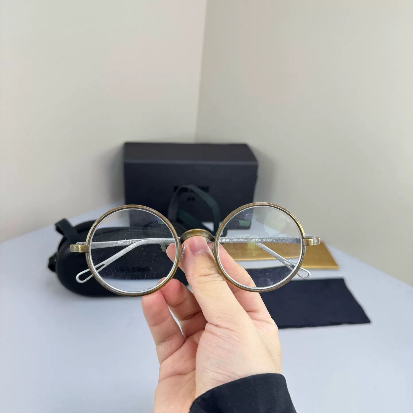 Uma Wang Uma Wang x Rigards Metal Eyeglass Frame Size ONE SIZE - 4 Thumbnail