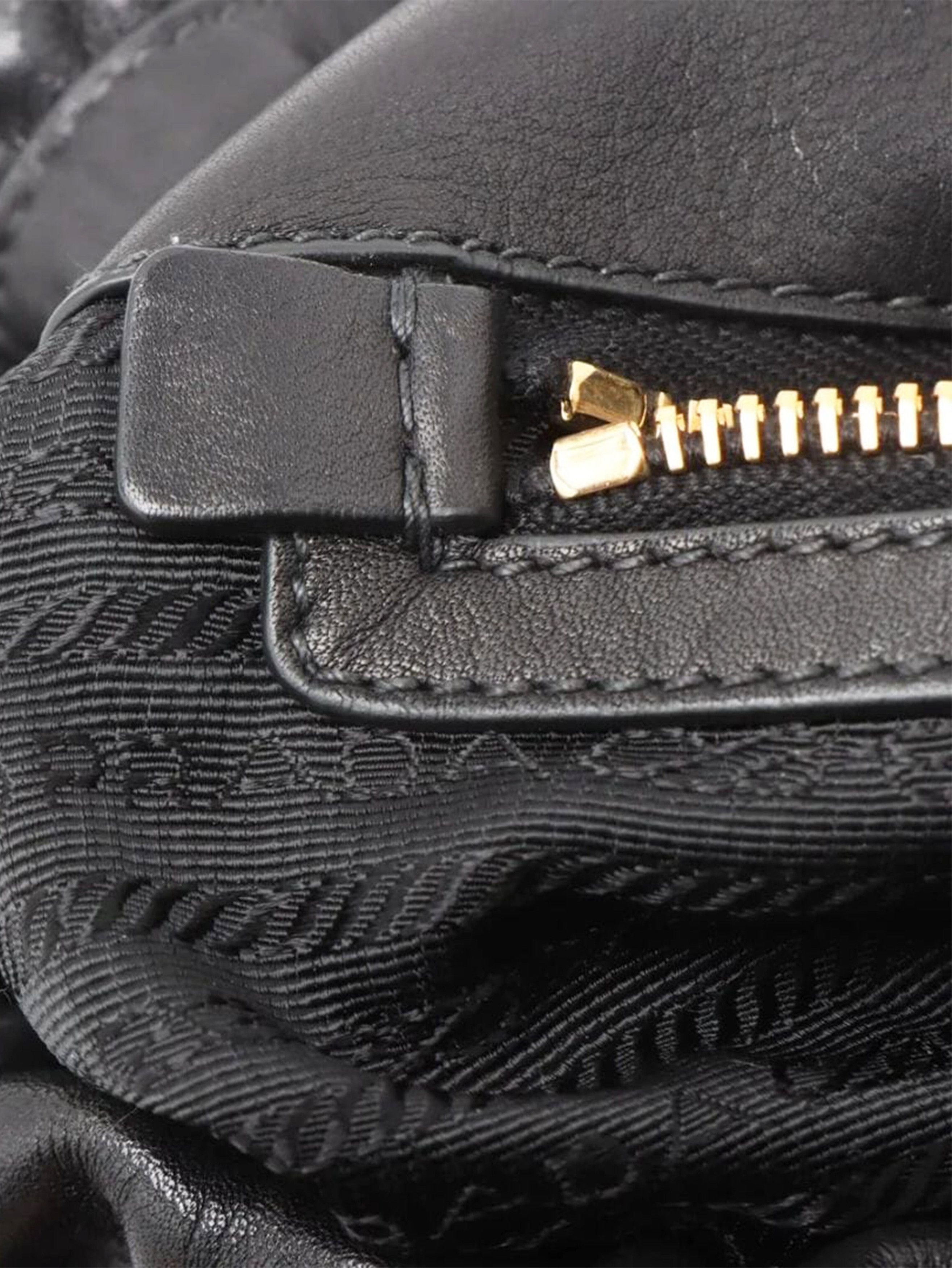 Prada Black leather 2way bag Size ONE SIZE - 12 Thumbnail