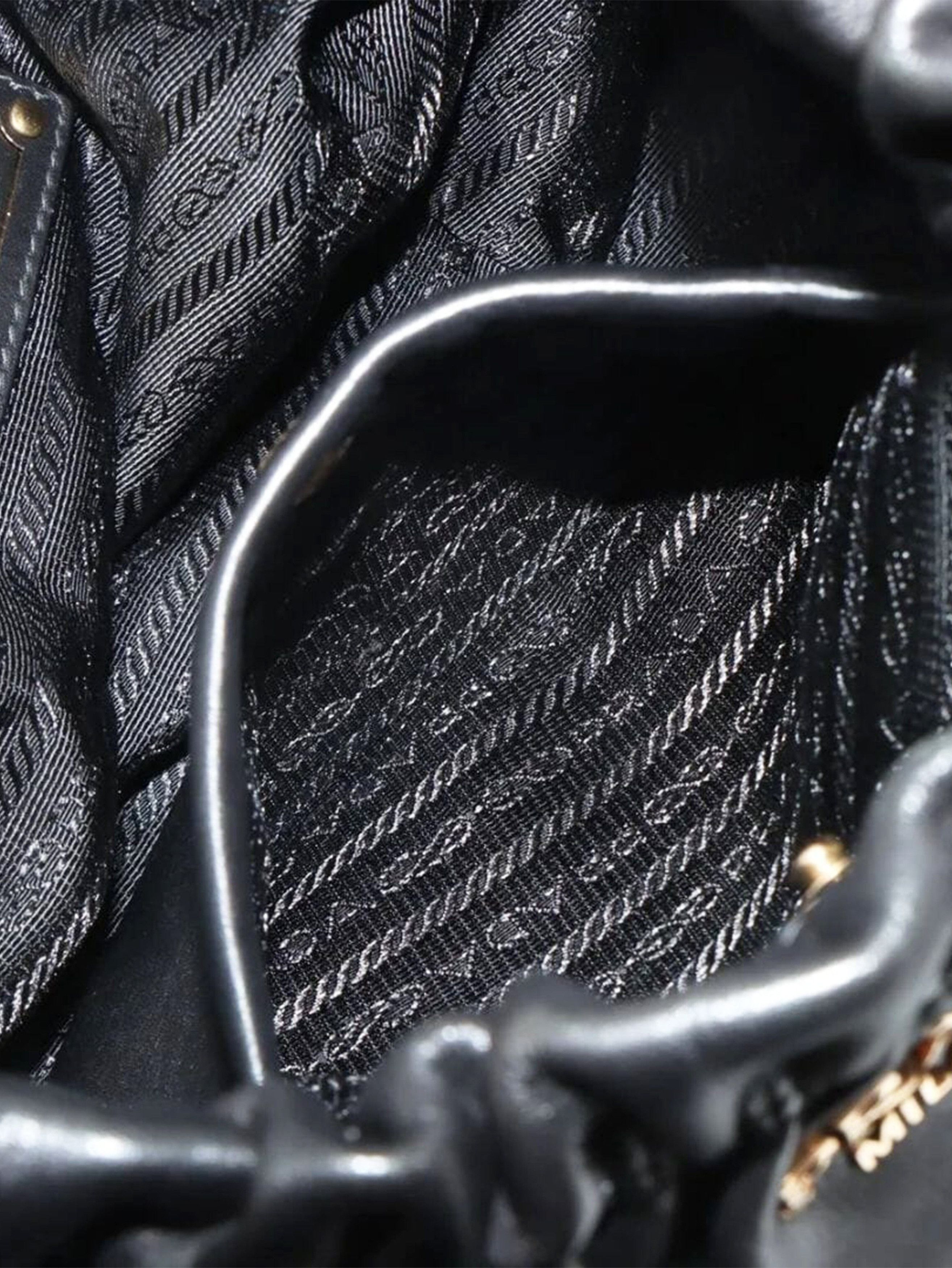 Prada Black leather 2way bag Size ONE SIZE - 10 Thumbnail