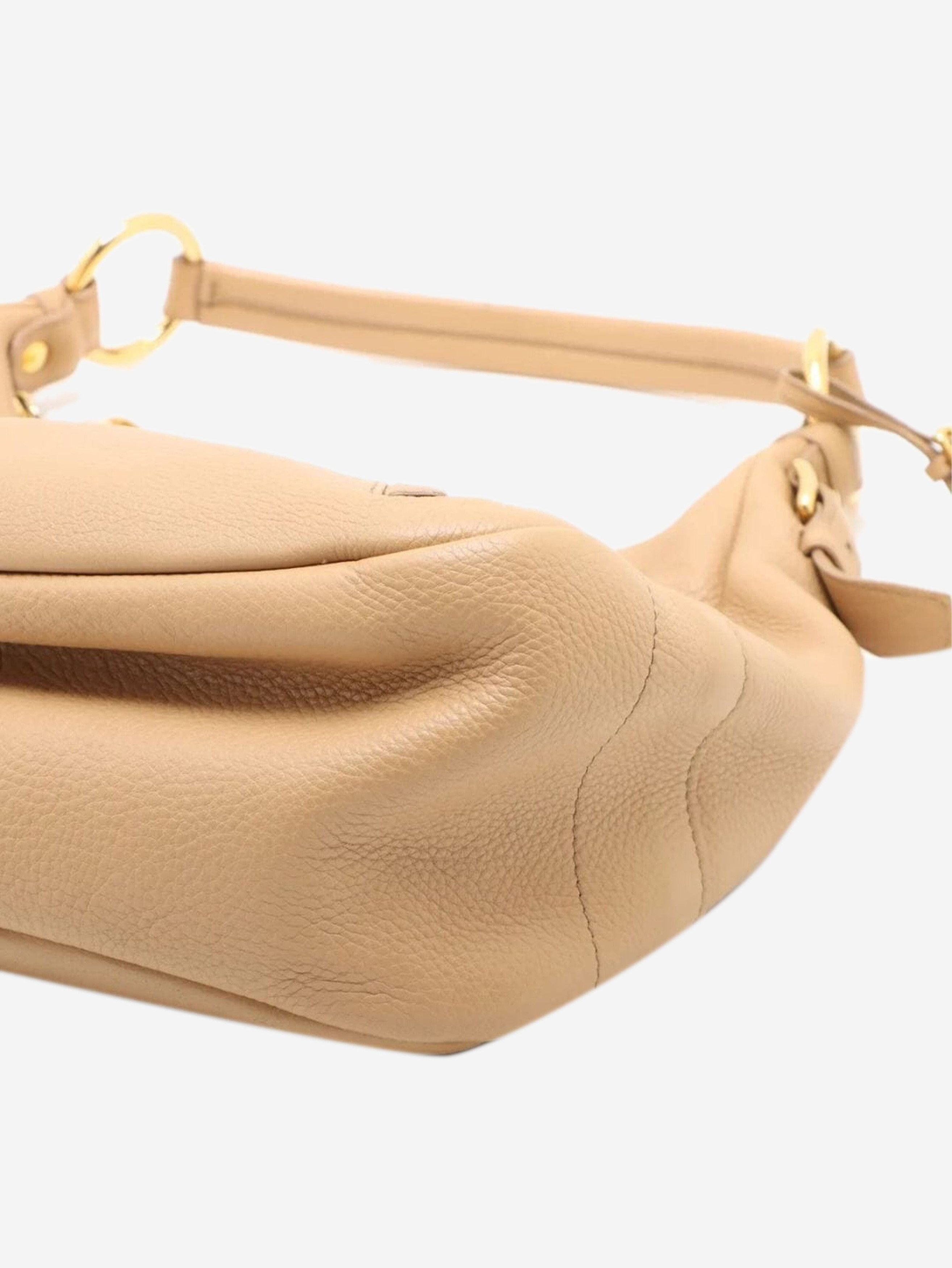 Prada Beige leather shoulder bag Size ONE SIZE - 3 Thumbnail