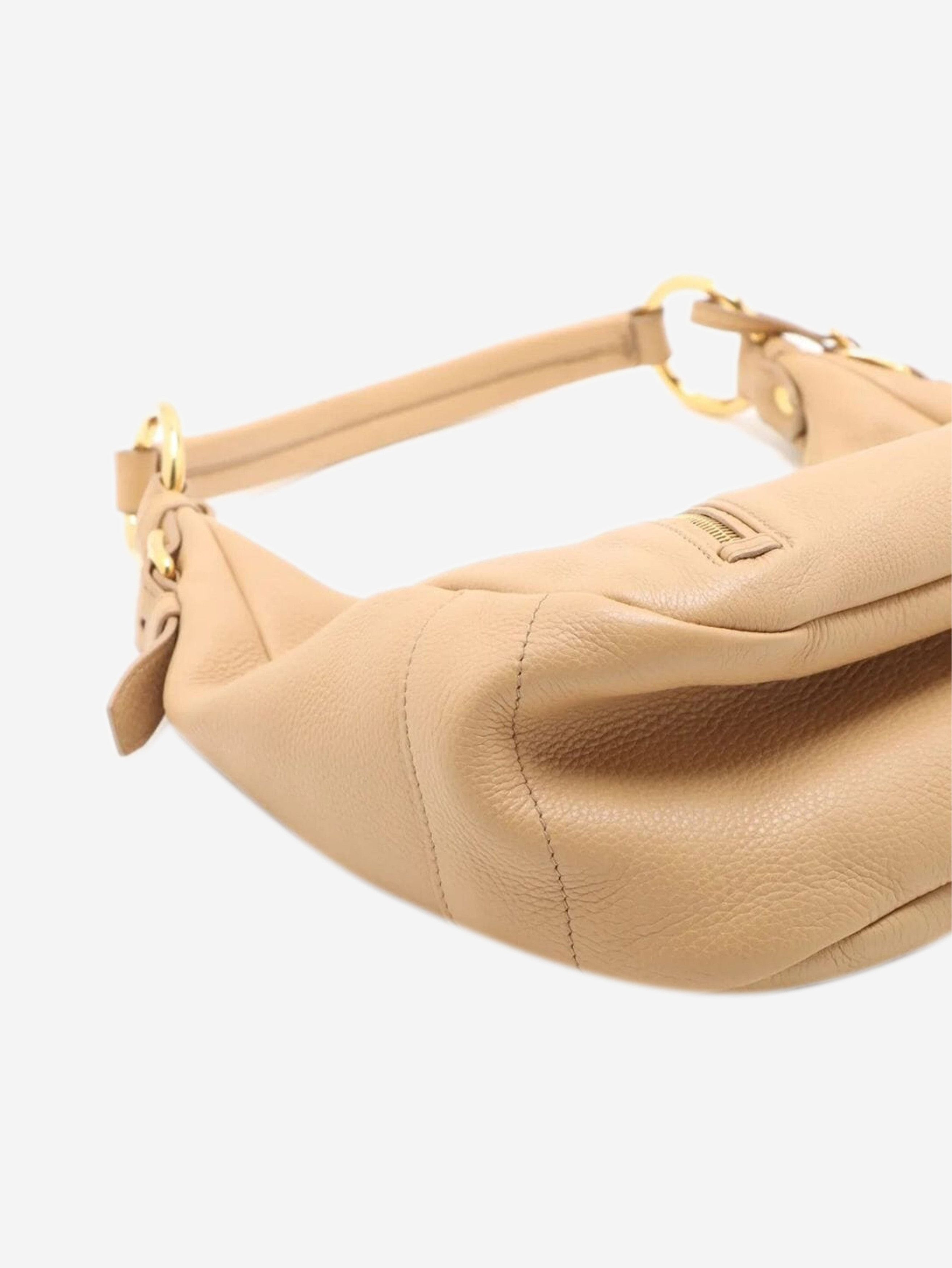 Prada Beige leather shoulder bag Size ONE SIZE - 4 Thumbnail