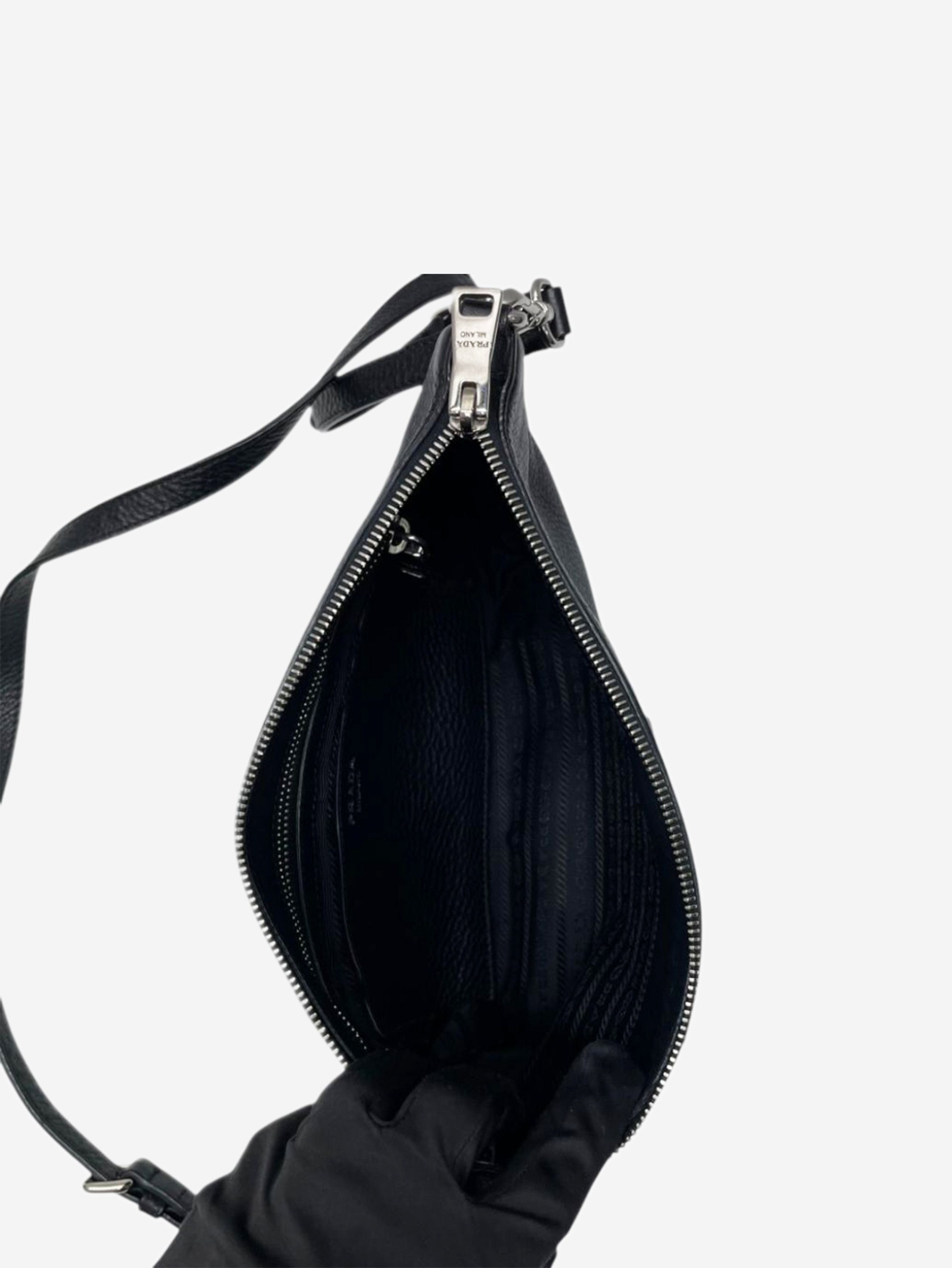 Prada Black leather Vitello Danio bag Size ONE SIZE - 10 Thumbnail