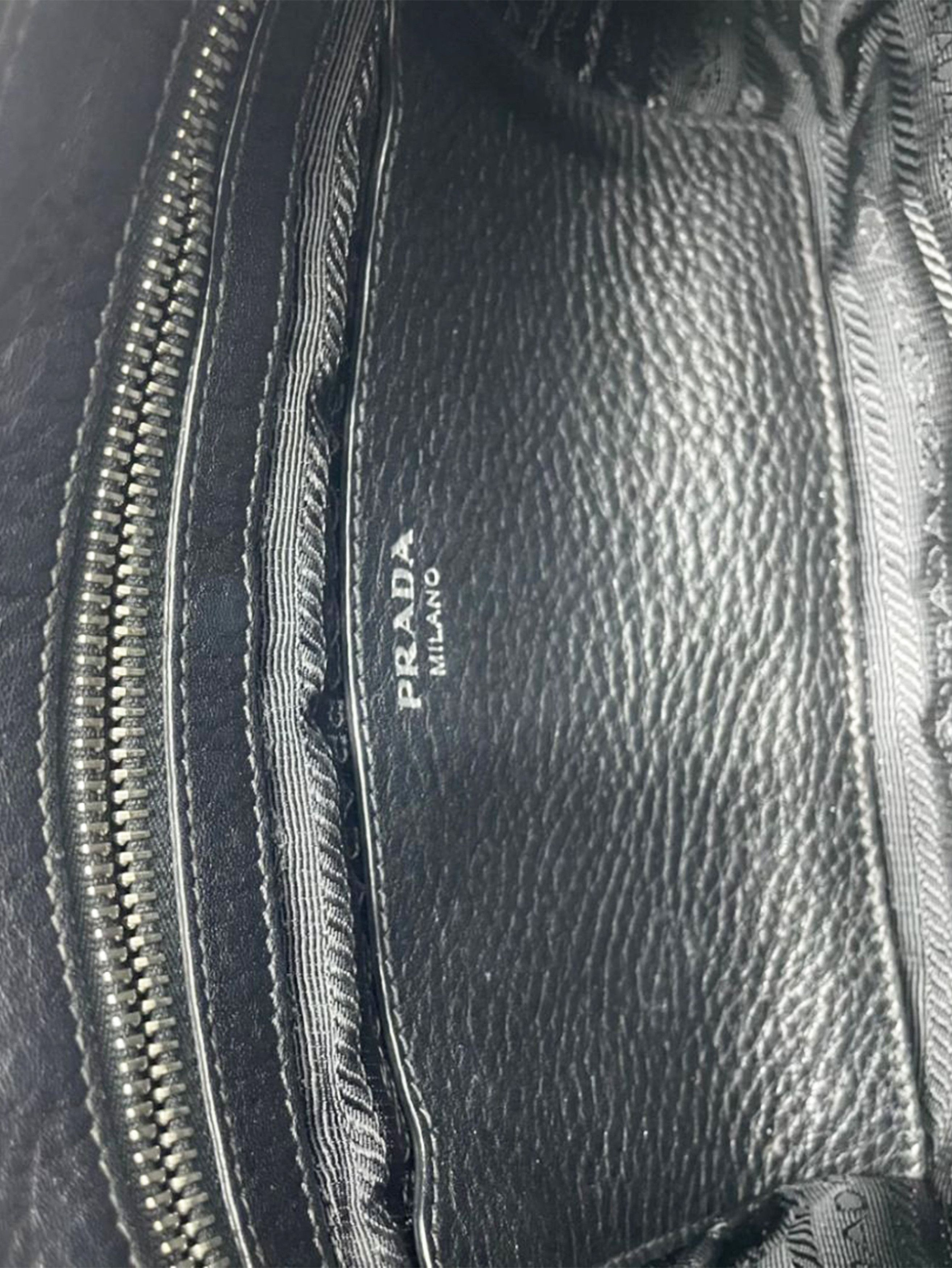 Prada Black leather Vitello Danio bag Size ONE SIZE - 9 Thumbnail