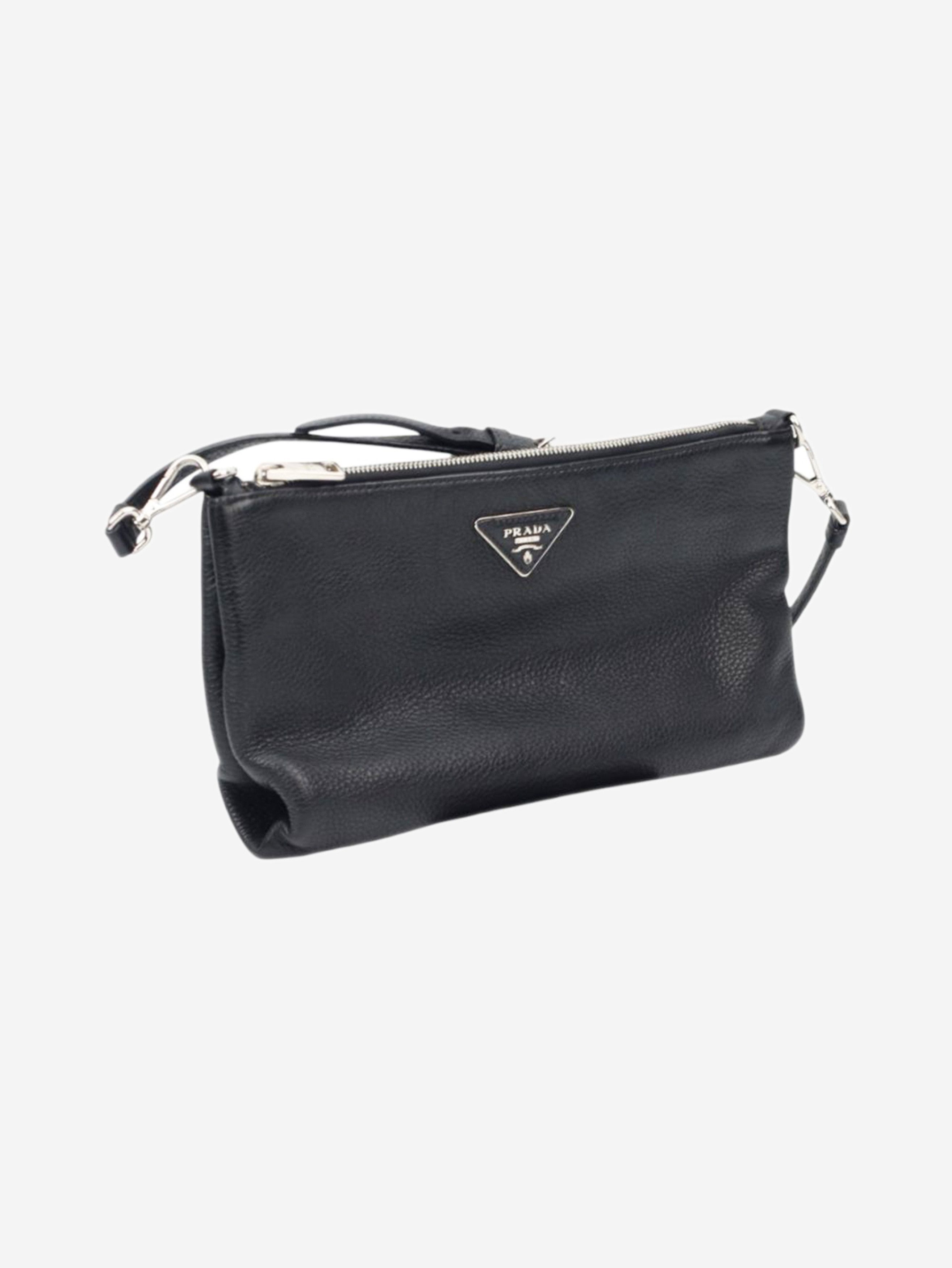 Prada Black leather Vitello Danio bag Size ONE SIZE - 2 Thumbnail