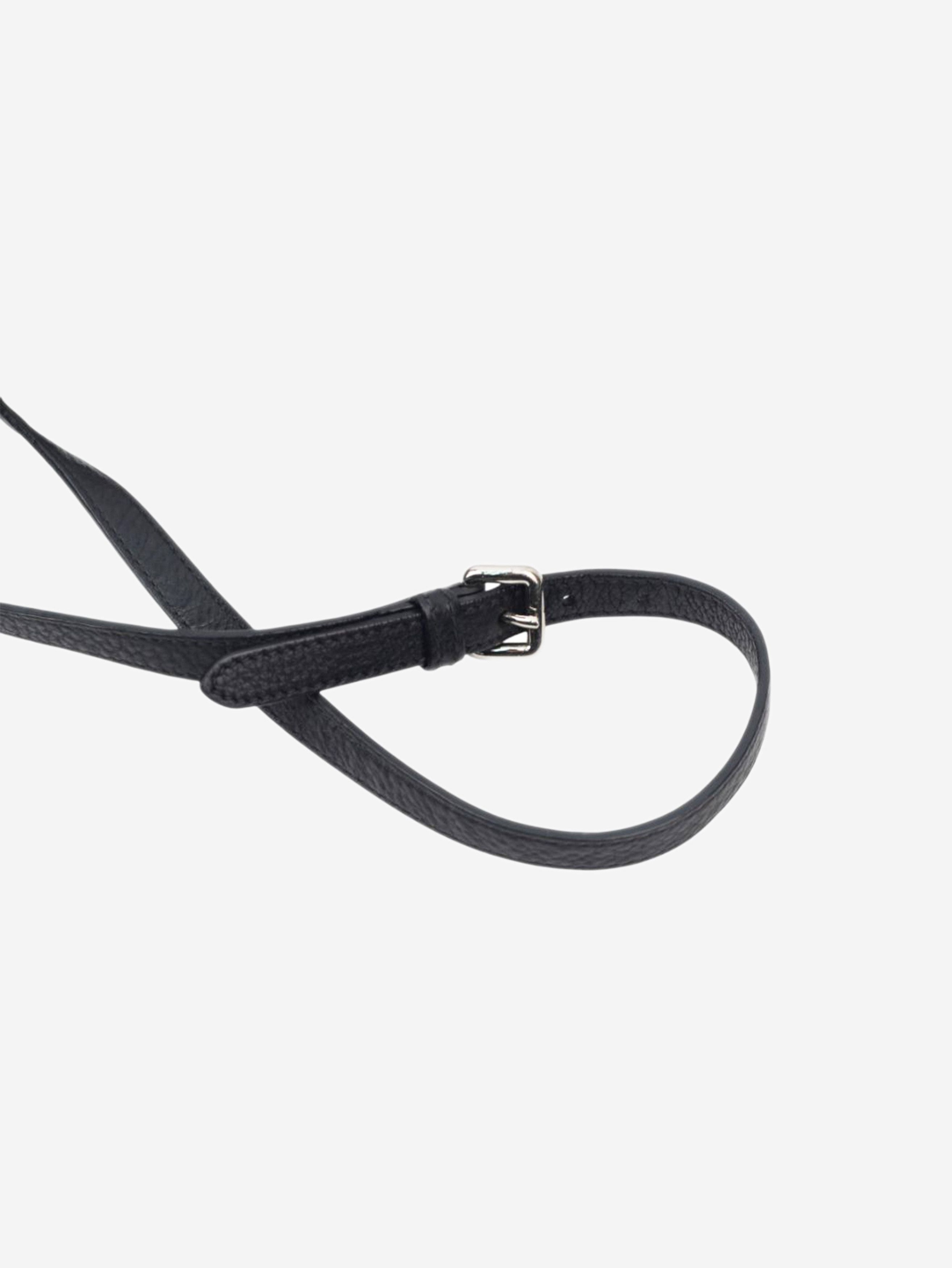 Prada Black leather Vitello Danio bag Size ONE SIZE - 12 Thumbnail