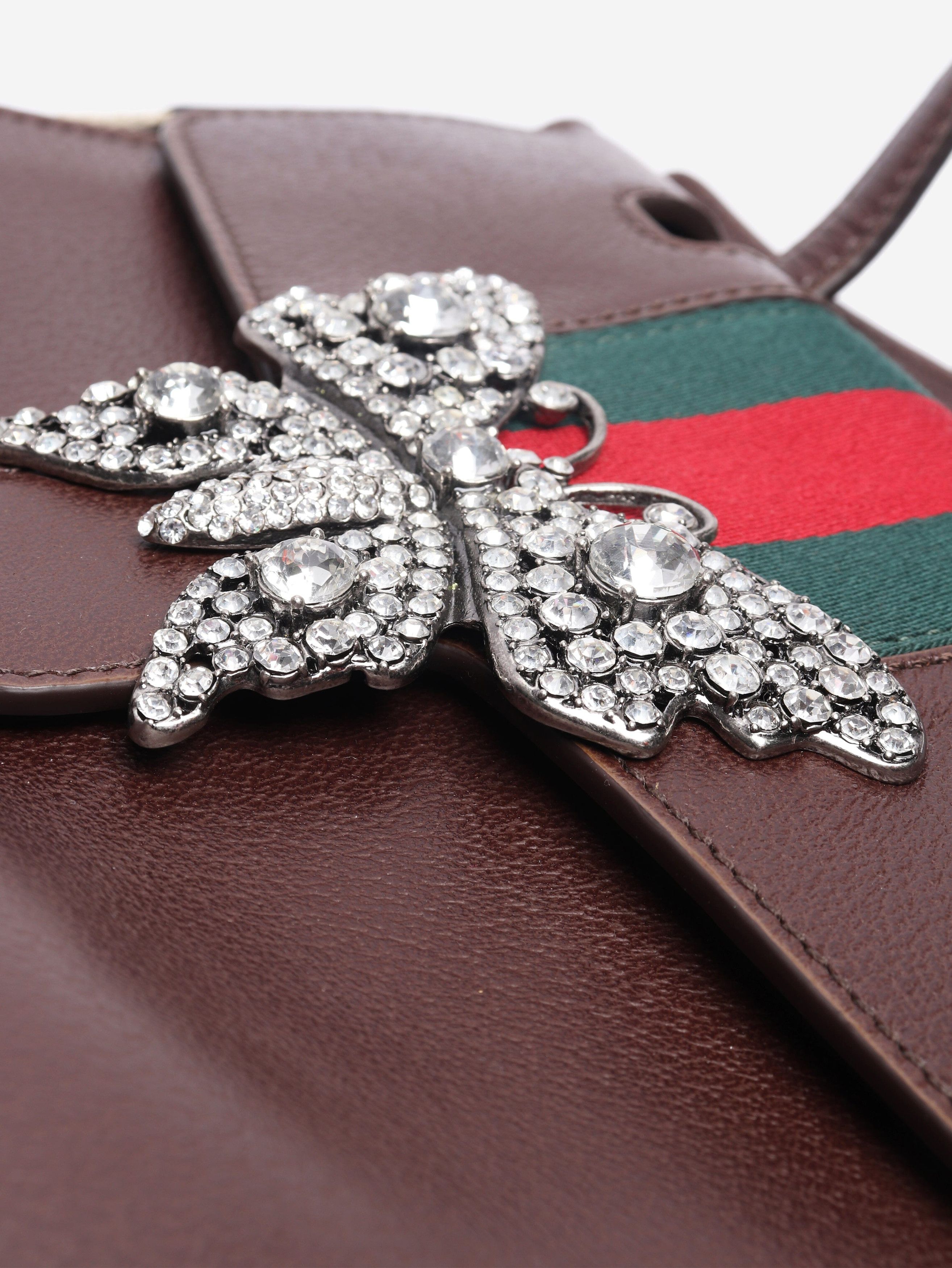 Gucci Brown medium Linea Butterfly Totem bag Size ONE SIZE - 8 Thumbnail