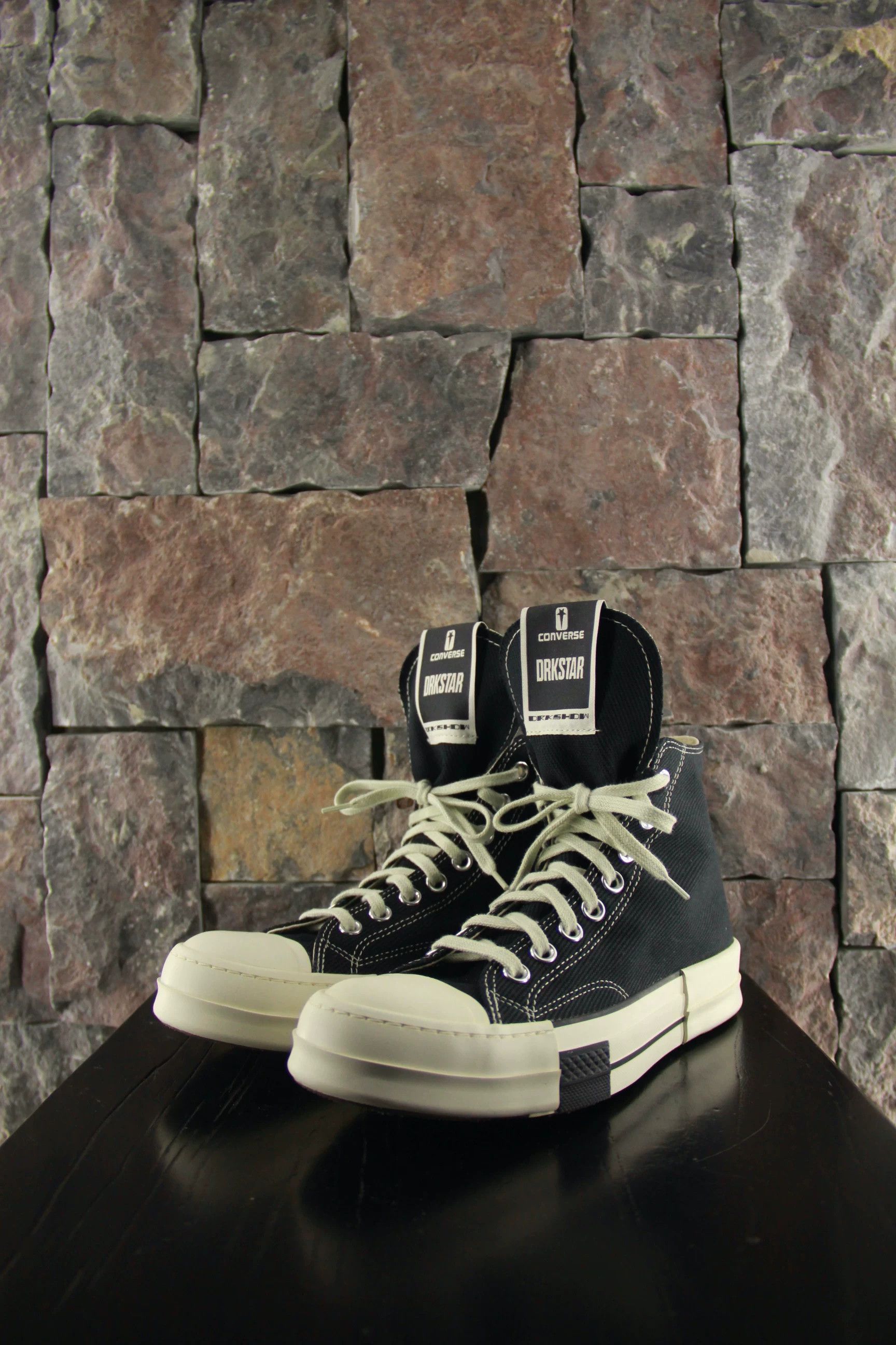 Rick Owens Rick Owens Black Hitop Sneakers Women us_5 Size US 5 / IT 35 - 4 Thumbnail