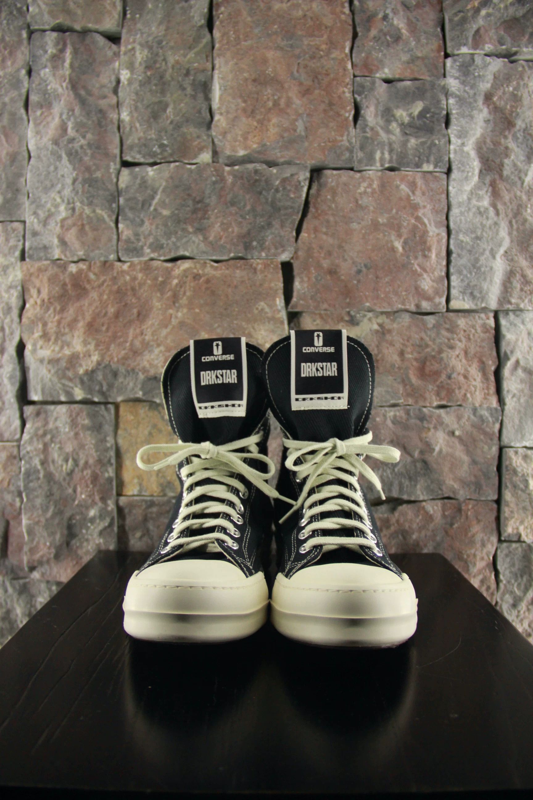 Rick Owens Rick Owens Black Hitop Sneakers Women us_5 Size US 5 / IT 35 - 3 Thumbnail