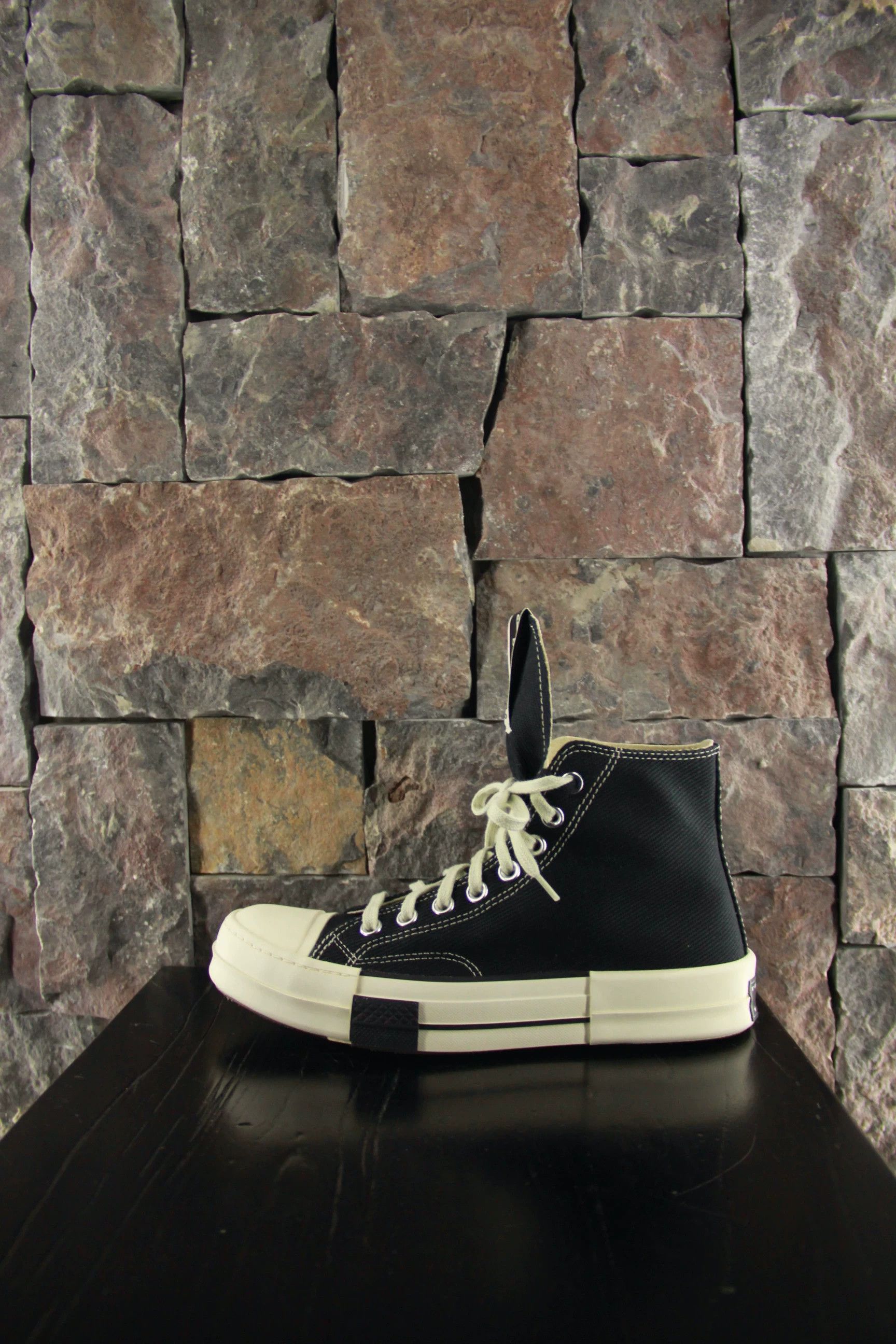 Rick Owens Rick Owens Black Hitop Sneakers Women us_6-5 Size US 6.5 / IT 36.5 - 2 Thumbnail