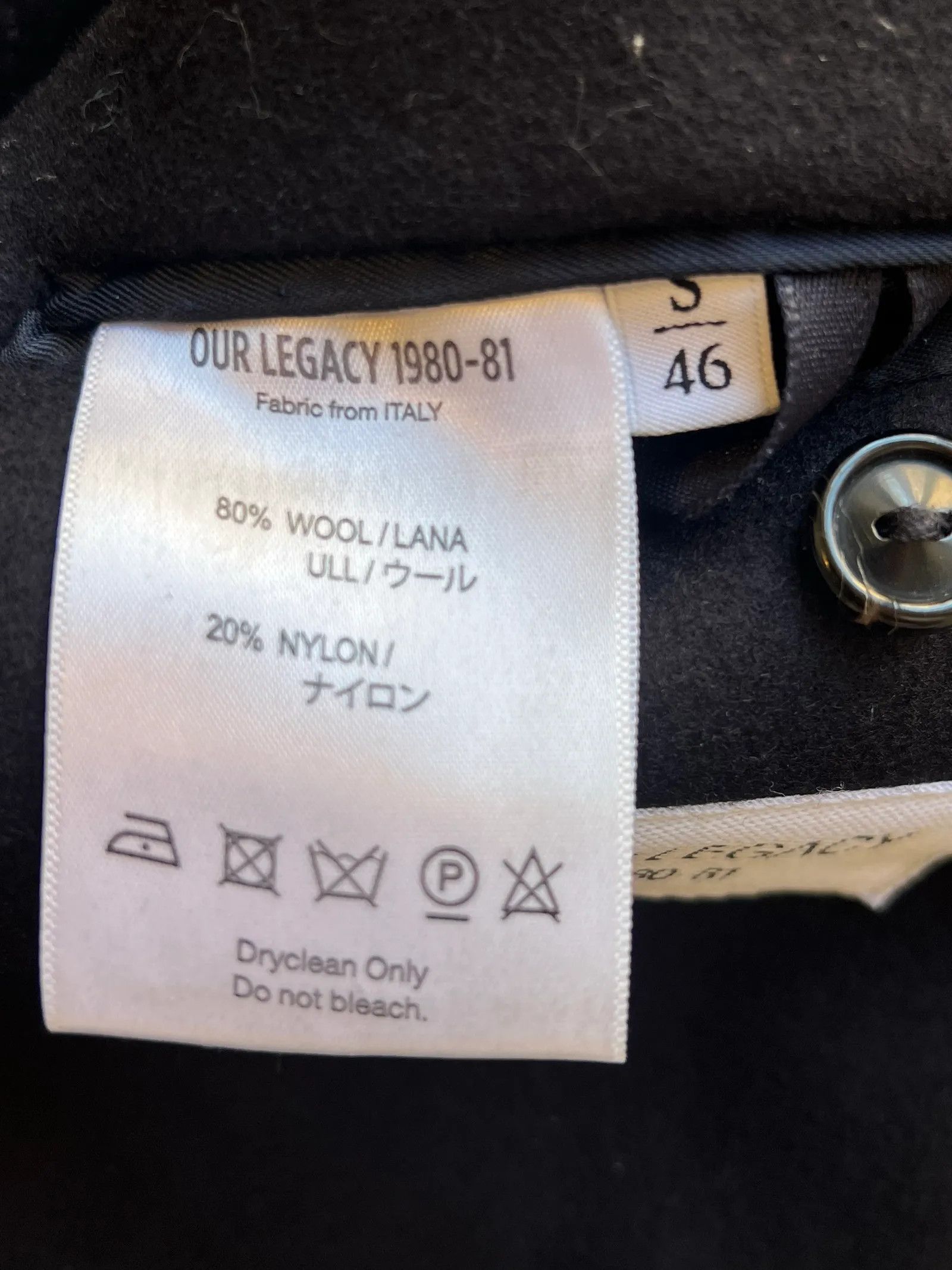 Our Legacy Our Legacy Coat Size US S / EU 44-46 / 1 - 3 Thumbnail