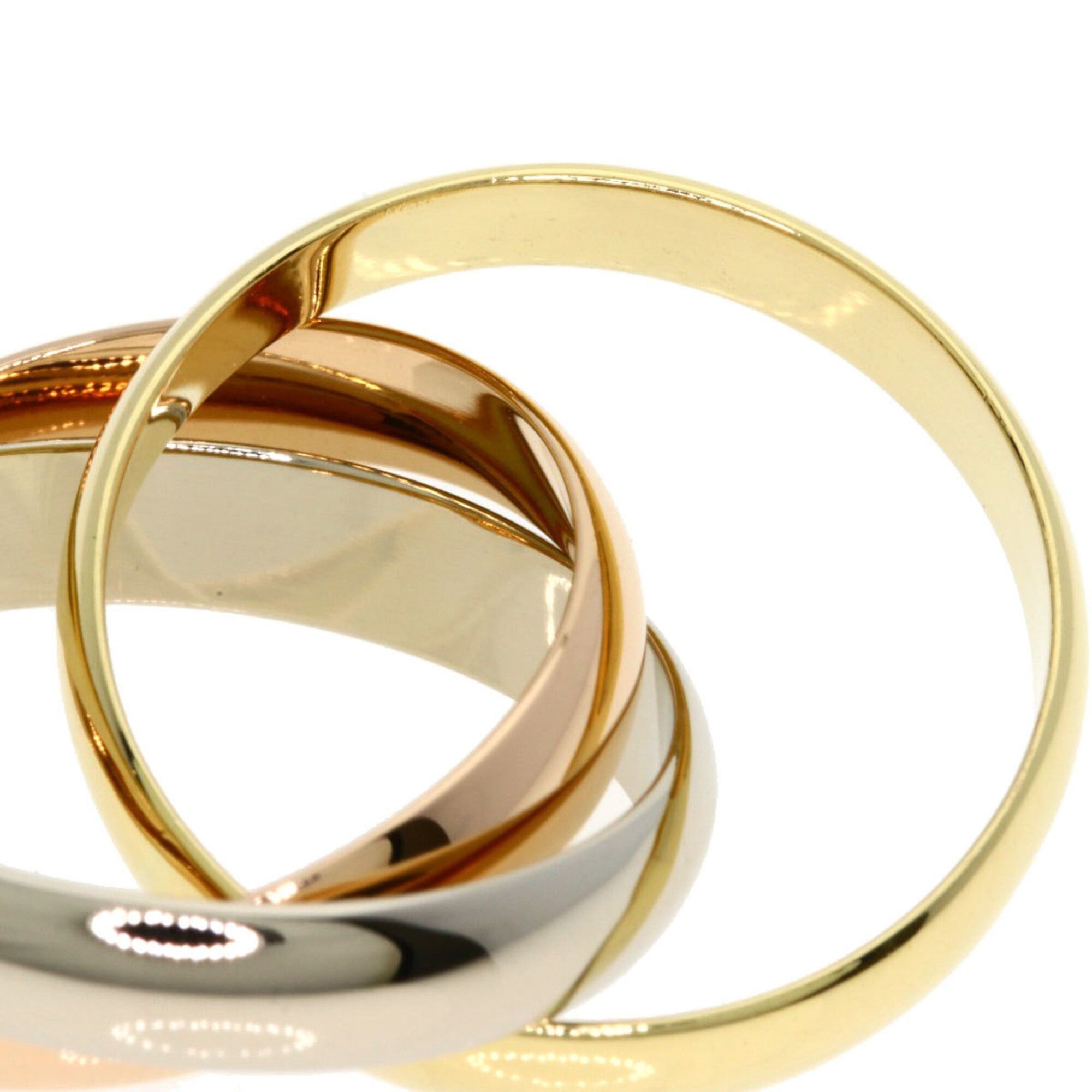 Cartier Cartier 3-color #49 ring in 18K yellow gold/18K rose white gold for women. Size ONE SIZE - 5 Thumbnail