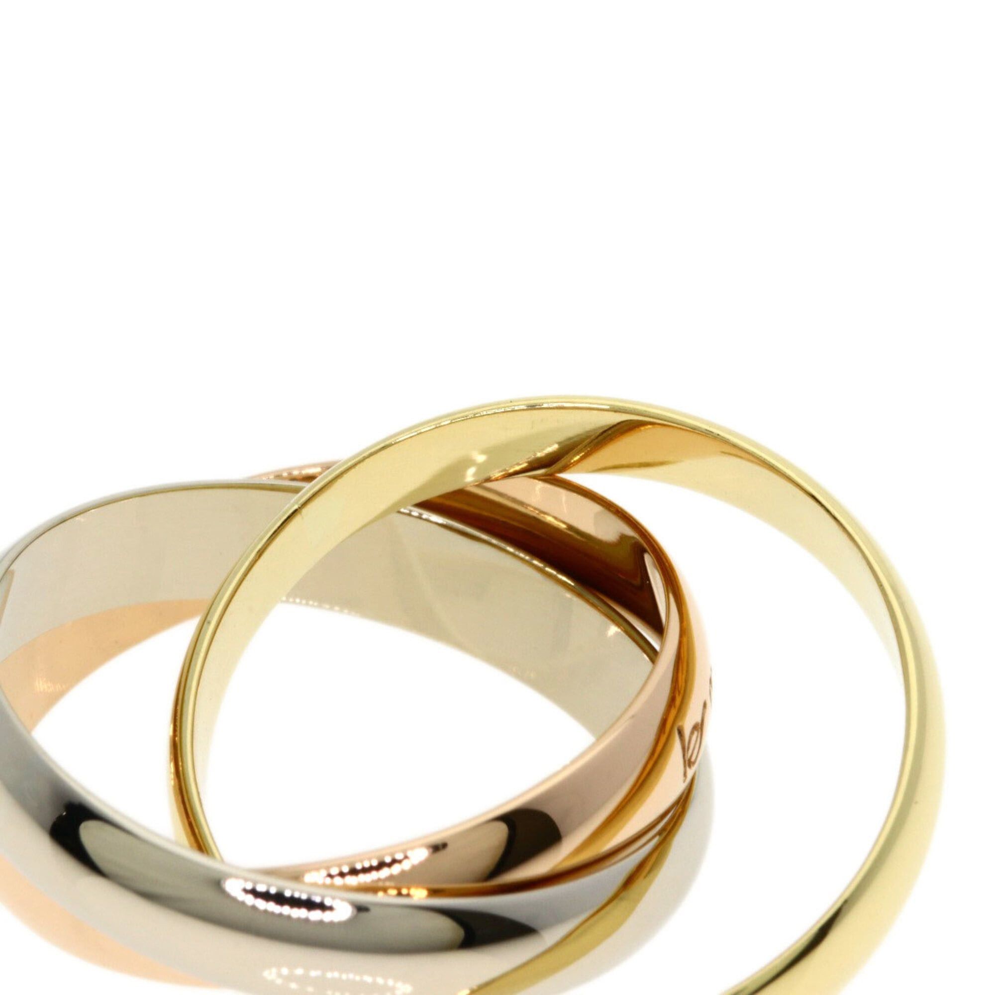 Cartier Cartier 3-color #49 ring in 18K yellow gold/18K rose white gold for women. Size ONE SIZE - 6 Thumbnail