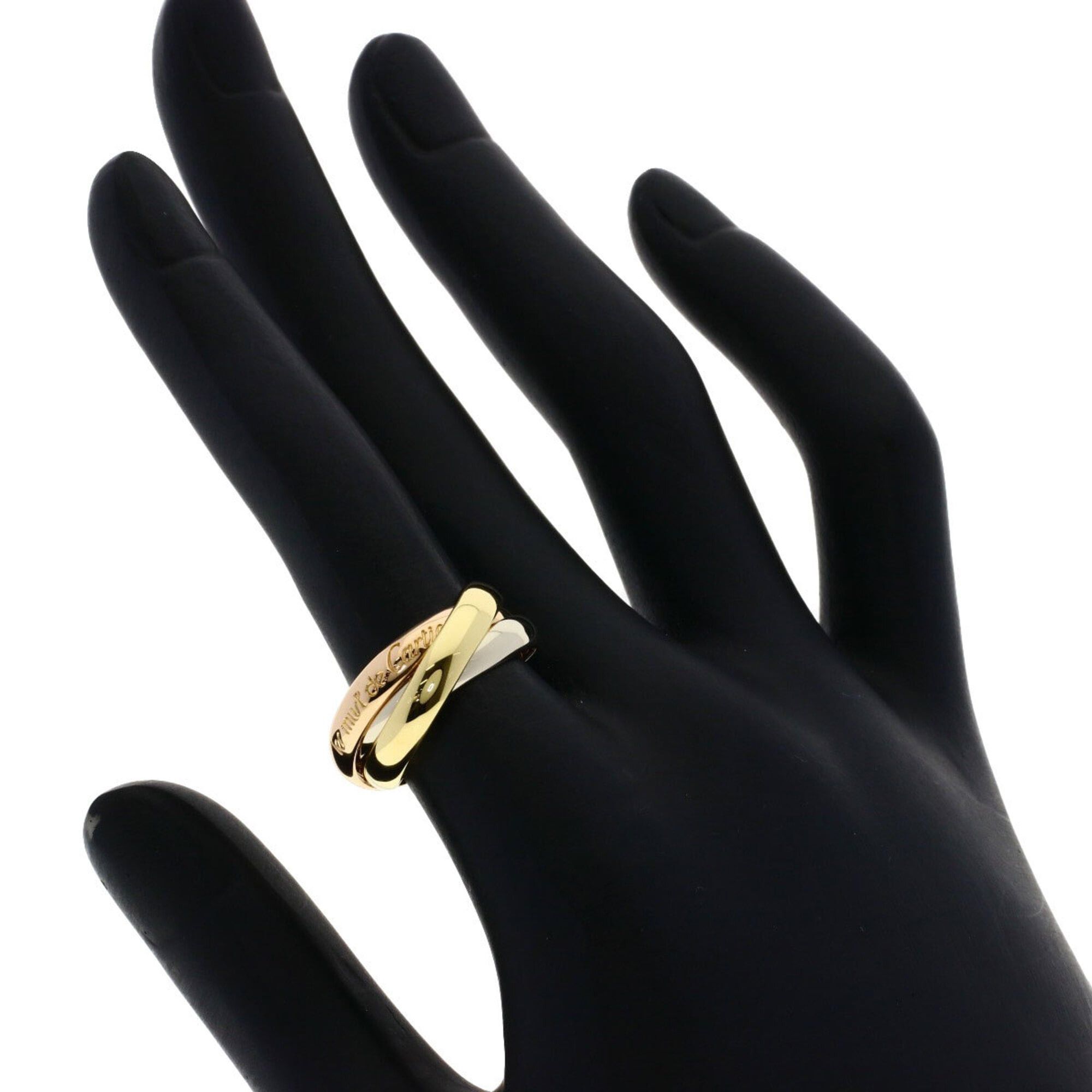 Cartier Cartier Trinity #51 Ring, 18K Pink Gold/18K Yellow White Gold, Women's, CARTIER Size ONE SIZE - 4 Thumbnail