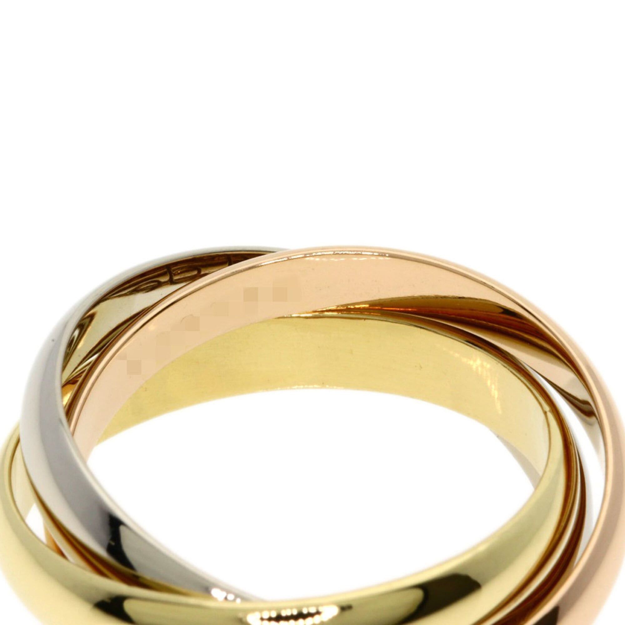 Cartier Cartier Trinity #53 Ring - 18K Yellow Gold/18K Pink White Gold Women's CARTIER Size ONE SIZE - 4 Thumbnail