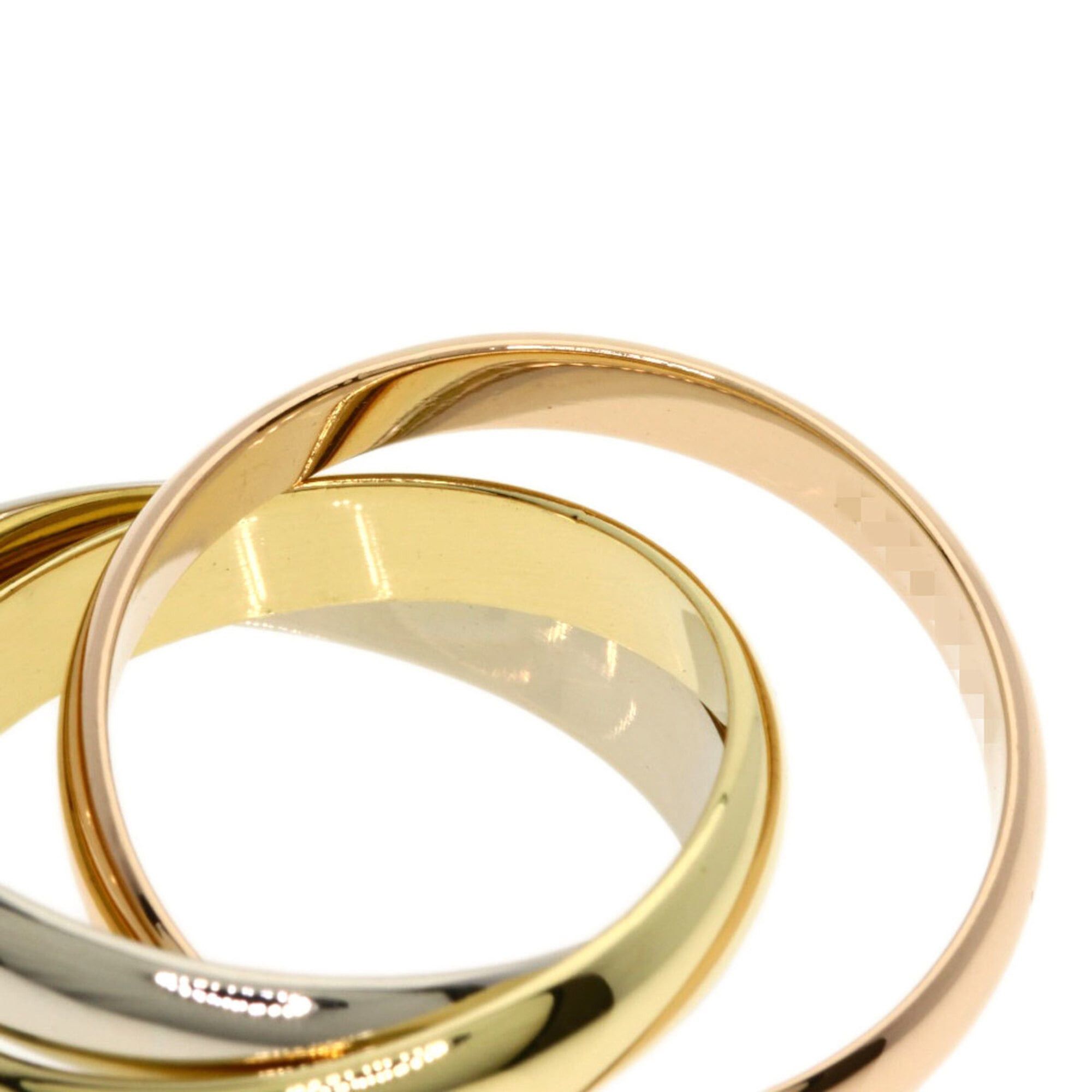 Cartier Cartier Trinity #53 Ring - 18K Yellow Gold/18K Pink White Gold Women's CARTIER Size ONE SIZE - 7 Thumbnail