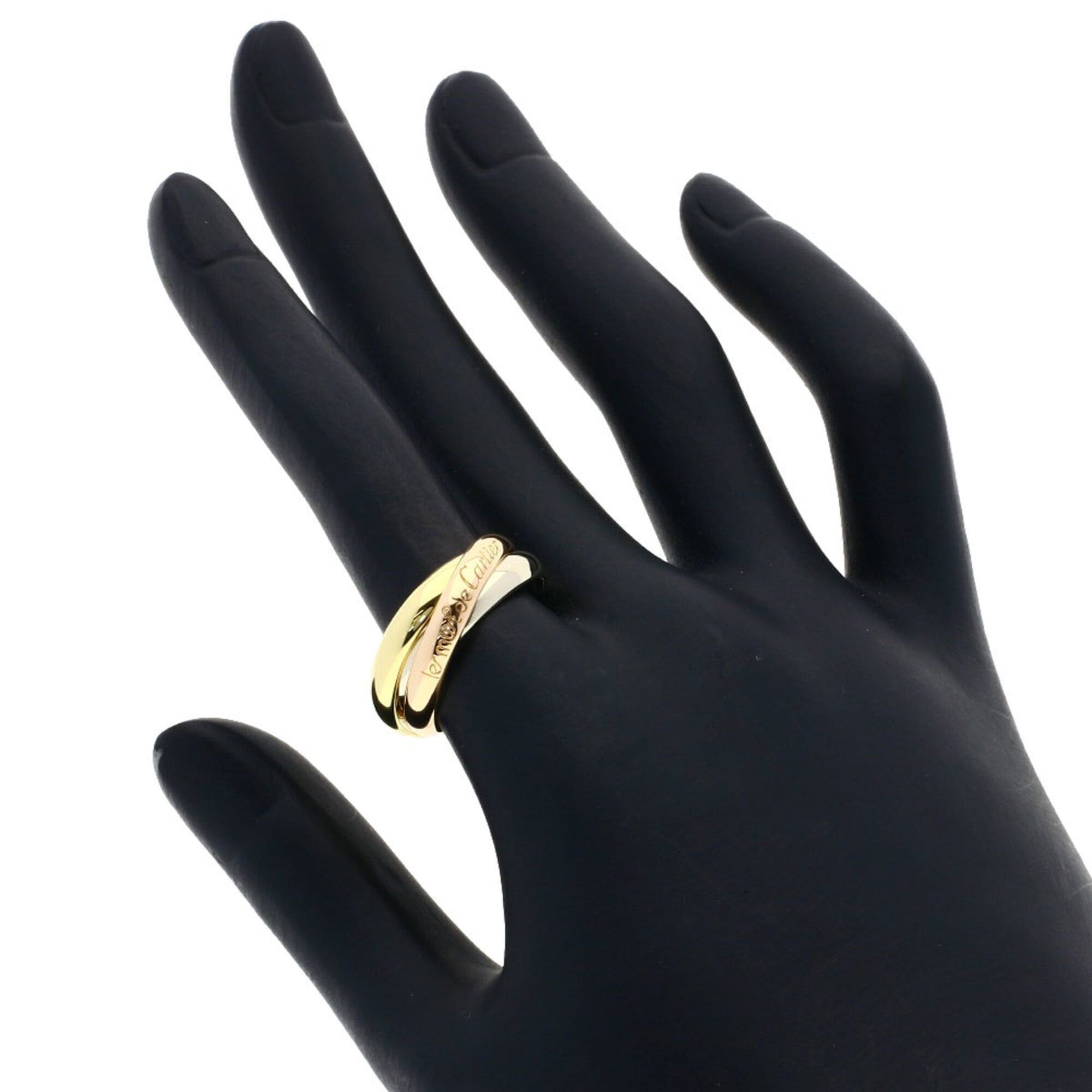 Cartier Cartier Trinity #53 Ring - 18K Yellow Gold/18K Pink White Gold Women's CARTIER Size ONE SIZE - 5 Thumbnail
