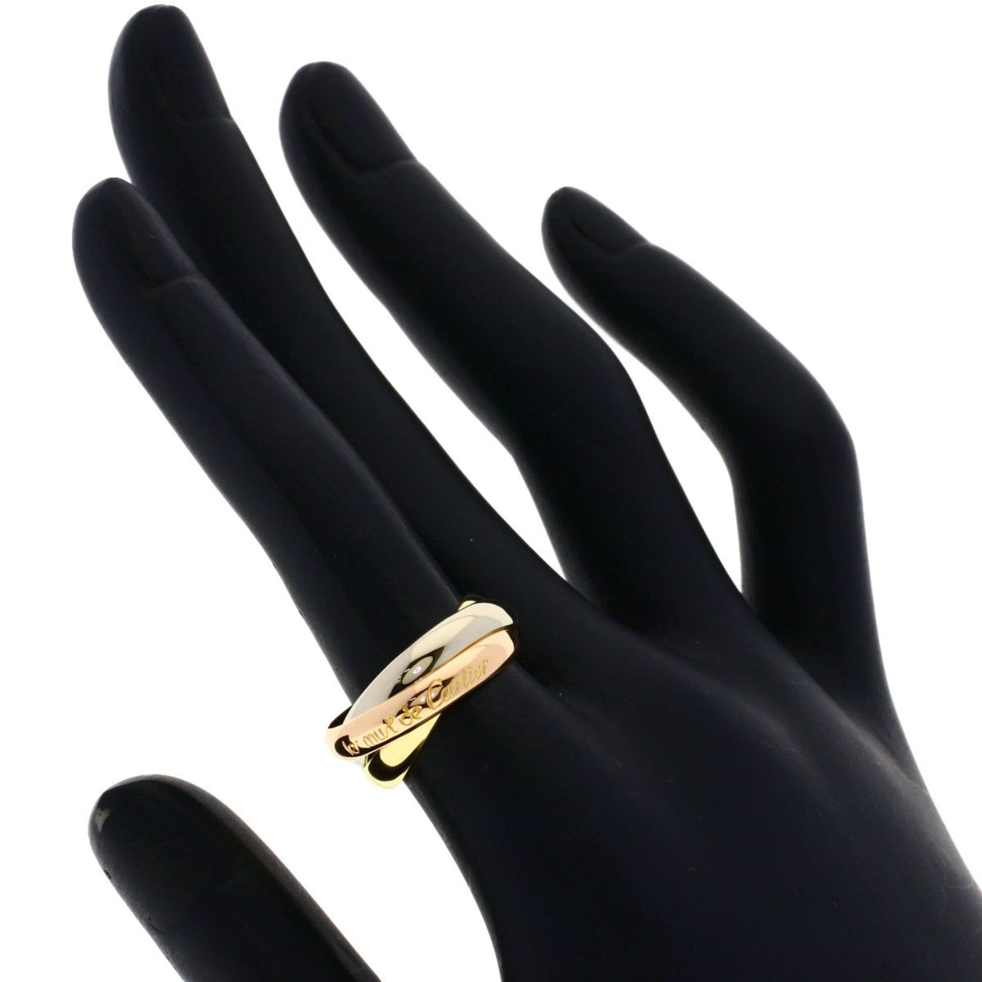 Cartier Cartier Trinity #51 Ring, 18K Pink Gold/18K Yellow White Gold, Women's, CARTIER Size ONE SIZE - 4 Thumbnail