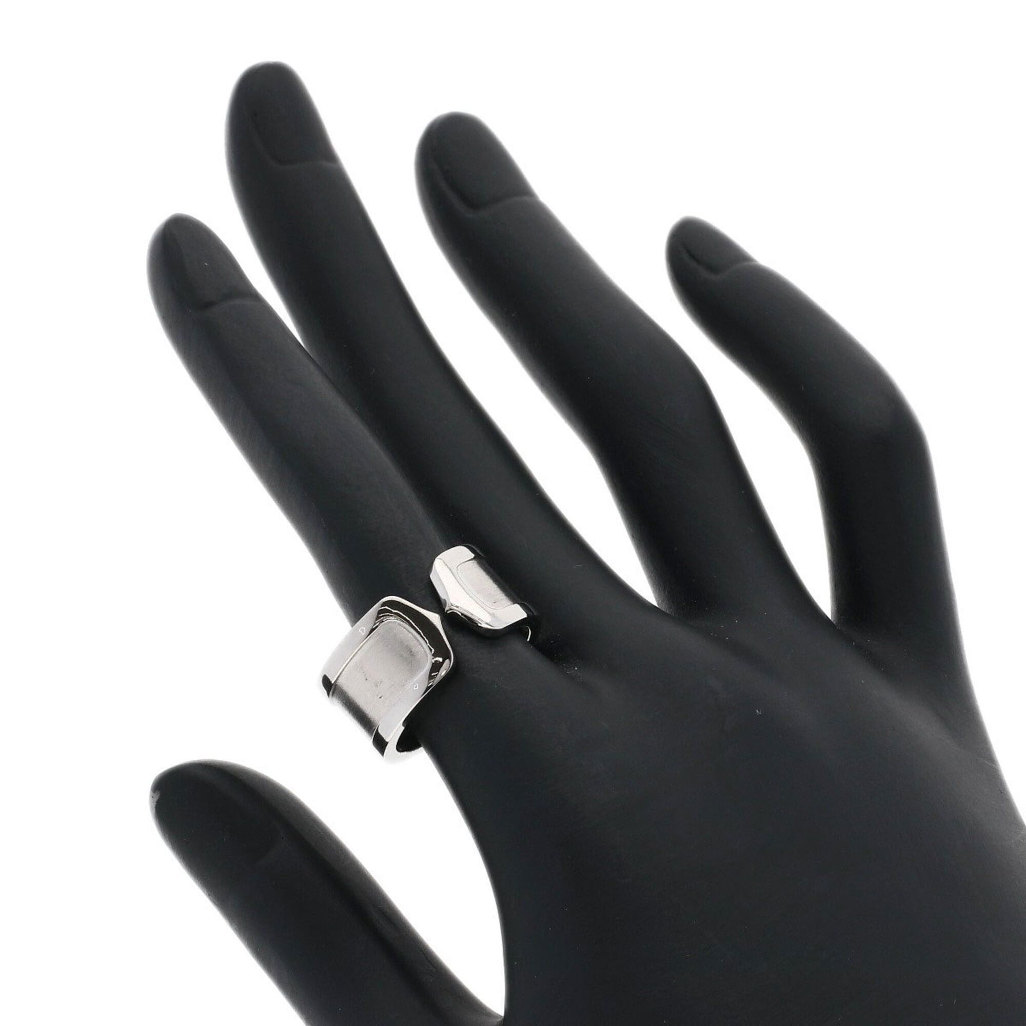Cartier Cartier C2 Ring #53, 18K White Gold, Women's Ring, CARTIER Size ONE SIZE - 6 Thumbnail
