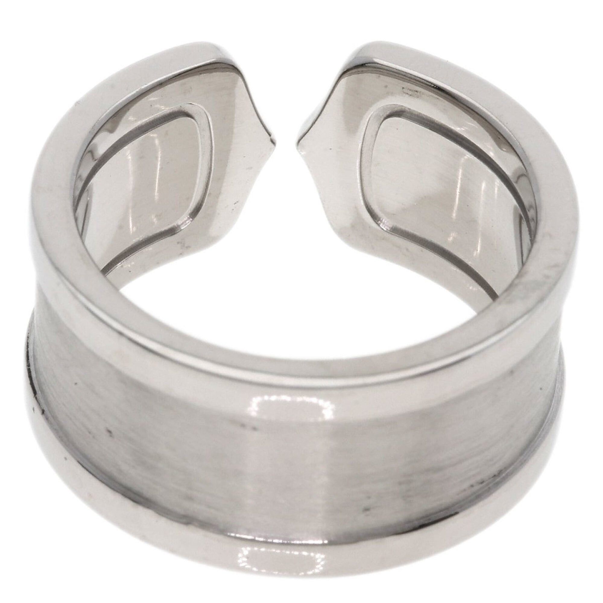 Cartier Cartier C2 Ring #53, 18K White Gold, Women's Ring, CARTIER Size ONE SIZE - 4 Thumbnail