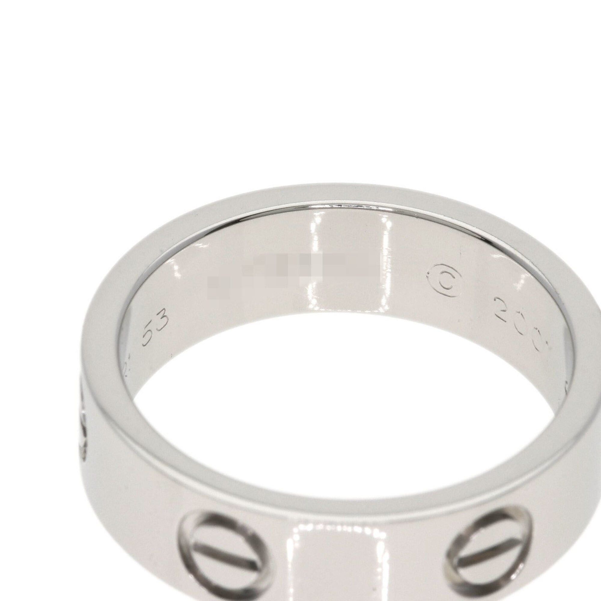 Cartier Cartier Love Ring #53, Platinum PT950, Women's Ring, CARTIER Size ONE SIZE - 5 Thumbnail