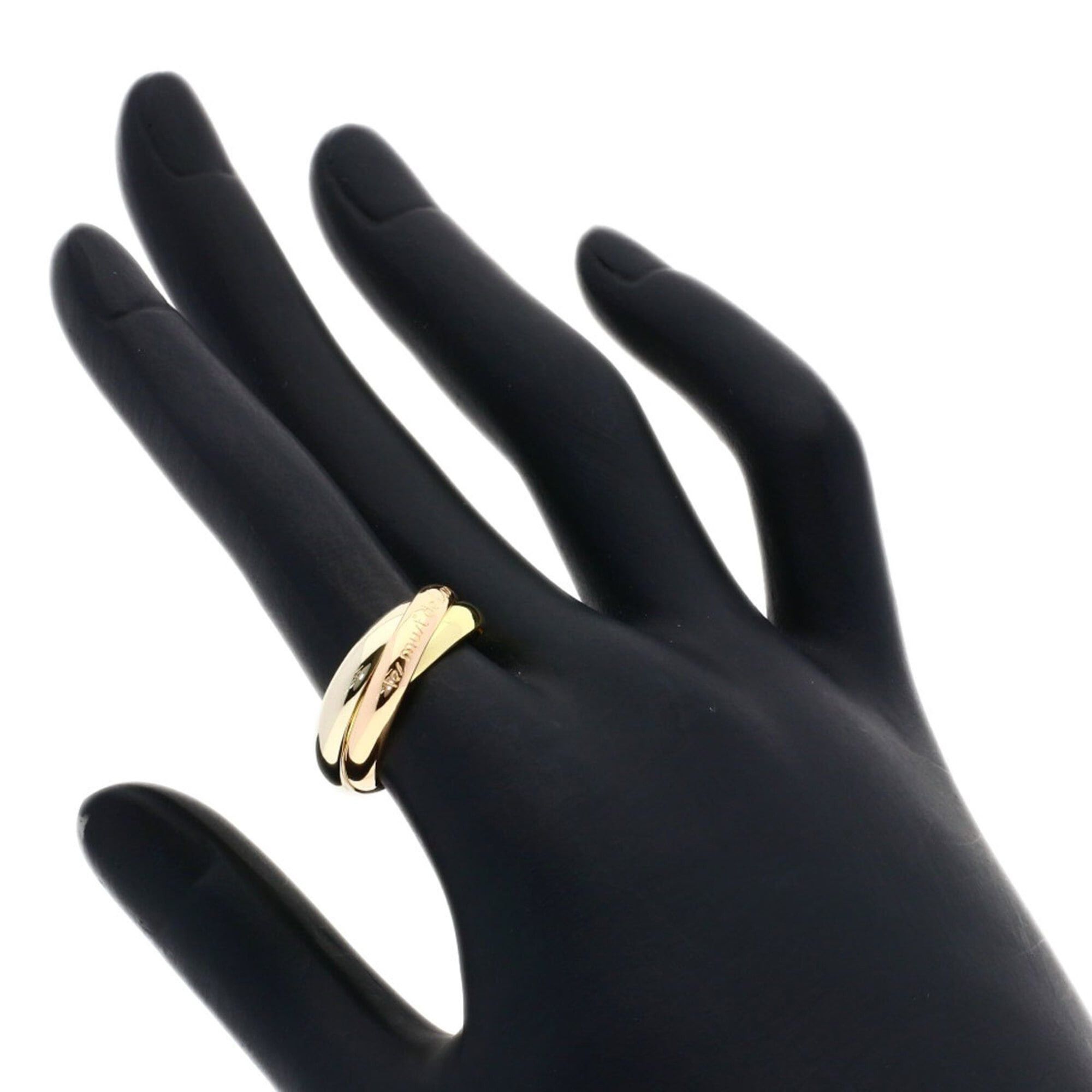Cartier Cartier Trinity #53 Ring - 18K Yellow Gold/18K Pink White Gold Women's CARTIER Size ONE SIZE - 4 Thumbnail