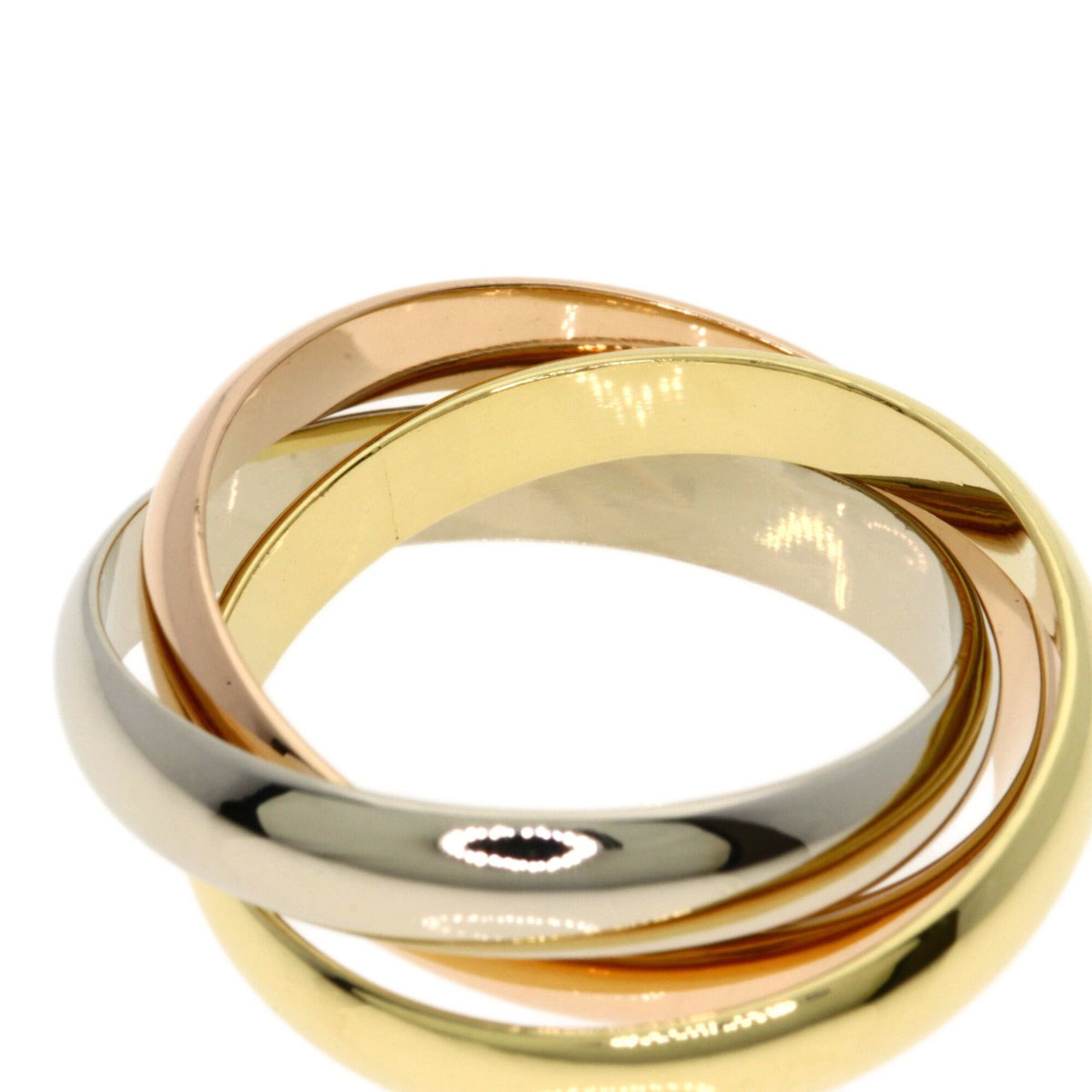 Cartier Cartier Trinity #53 Ring - 18K Yellow Gold/18K Pink White Gold Women's CARTIER Size ONE SIZE - 5 Thumbnail