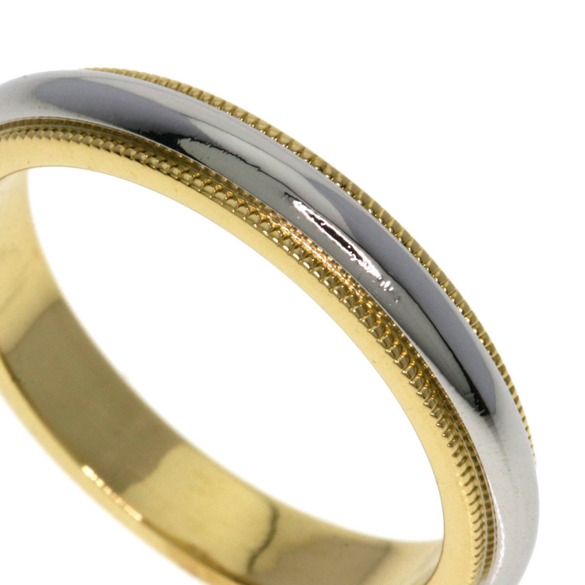 Tiffany & Co. Tiffany & Co. Milgrain Ring, Platinum PT950/18K Yellow Gold, Women's. Size ONE SIZE - 6 Thumbnail