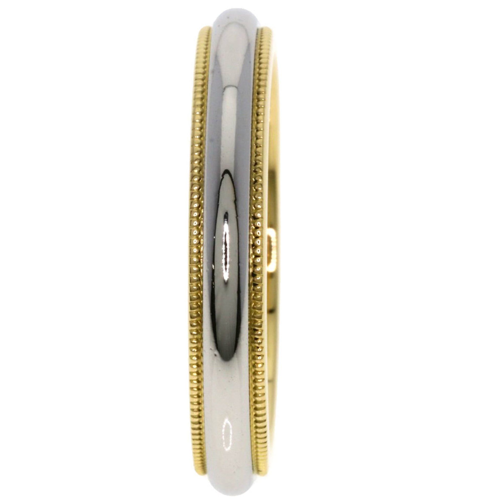 Tiffany & Co. Tiffany & Co. Milgrain Ring, Platinum PT950/18K Yellow Gold, Women's. Size ONE SIZE - 3 Thumbnail