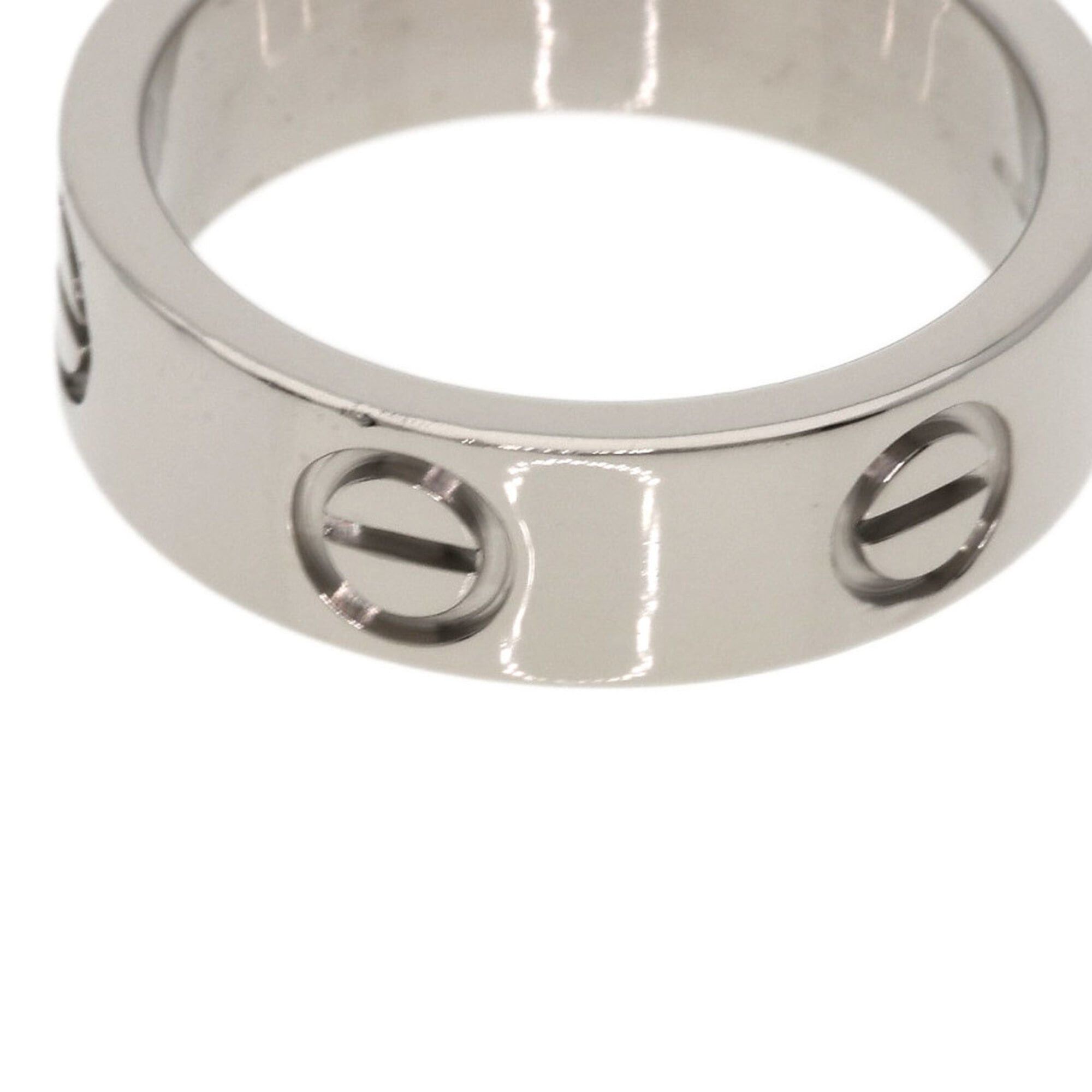 Cartier Cartier Love Ring #51, 18K White Gold, Women's Ring, CARTIER Size ONE SIZE - 8 Thumbnail