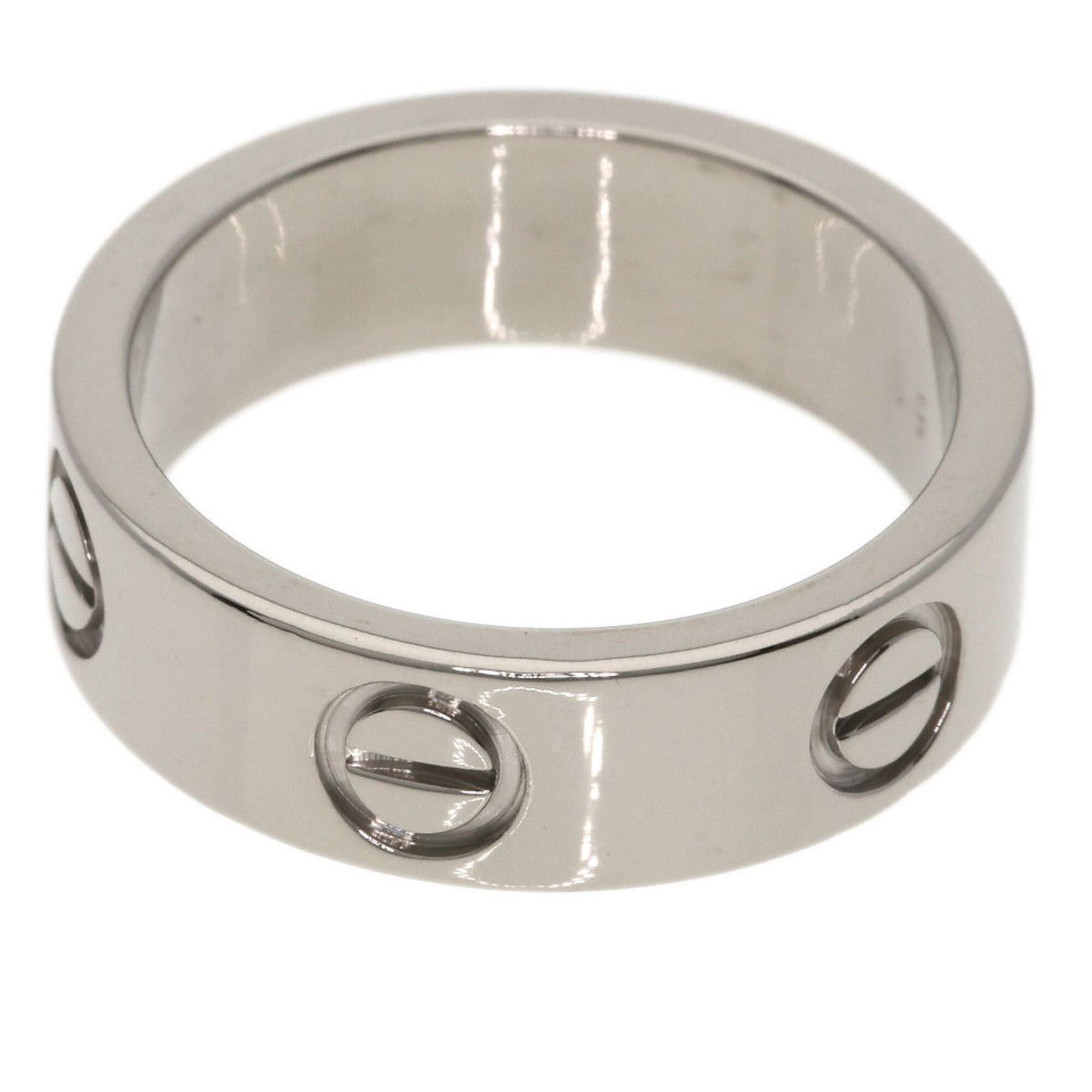 Cartier Cartier Love Ring #51, 18K White Gold, Women's Ring, CARTIER Size ONE SIZE - 9 Thumbnail