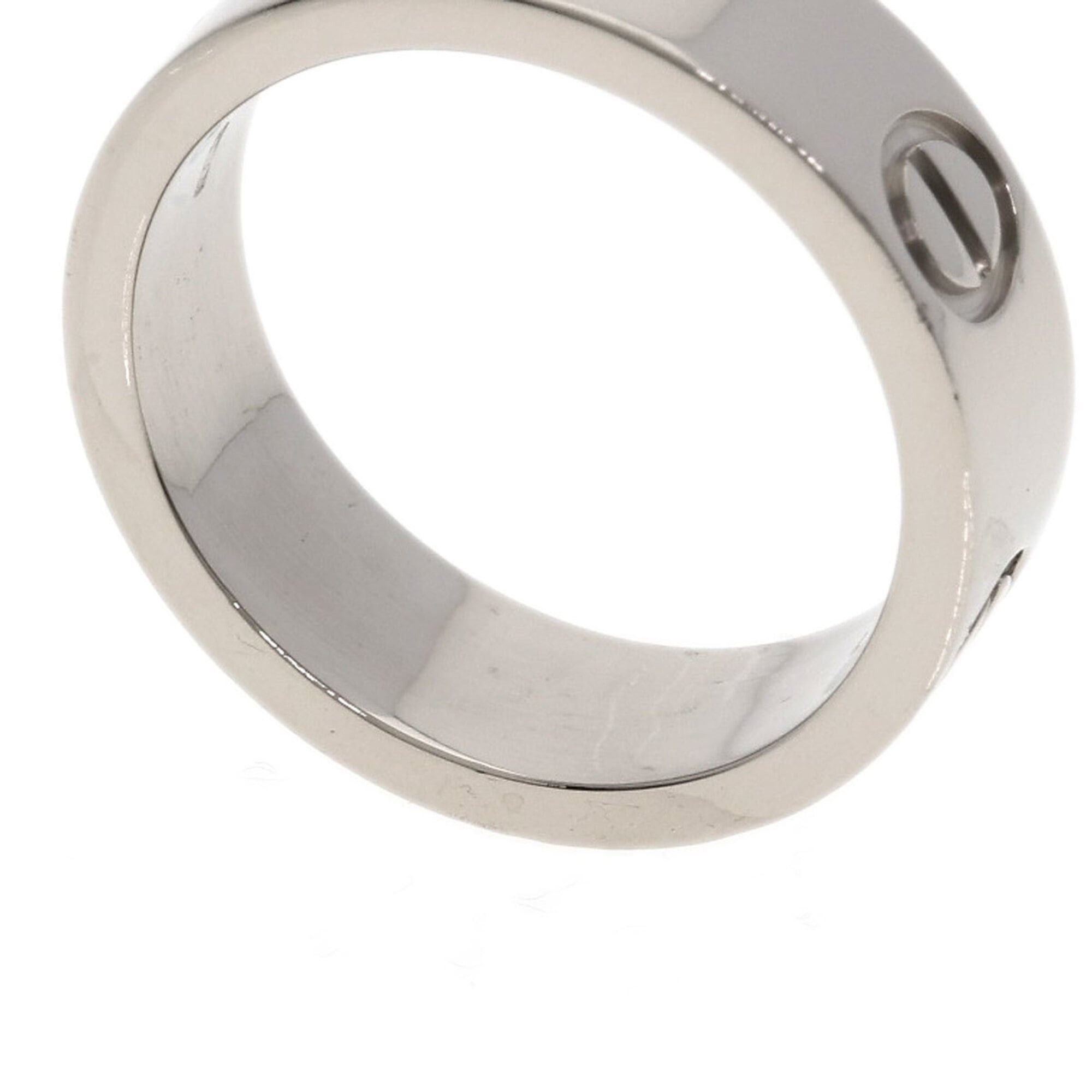 Cartier Cartier Love Ring #51, 18K White Gold, Women's Ring, CARTIER Size ONE SIZE - 10 Thumbnail