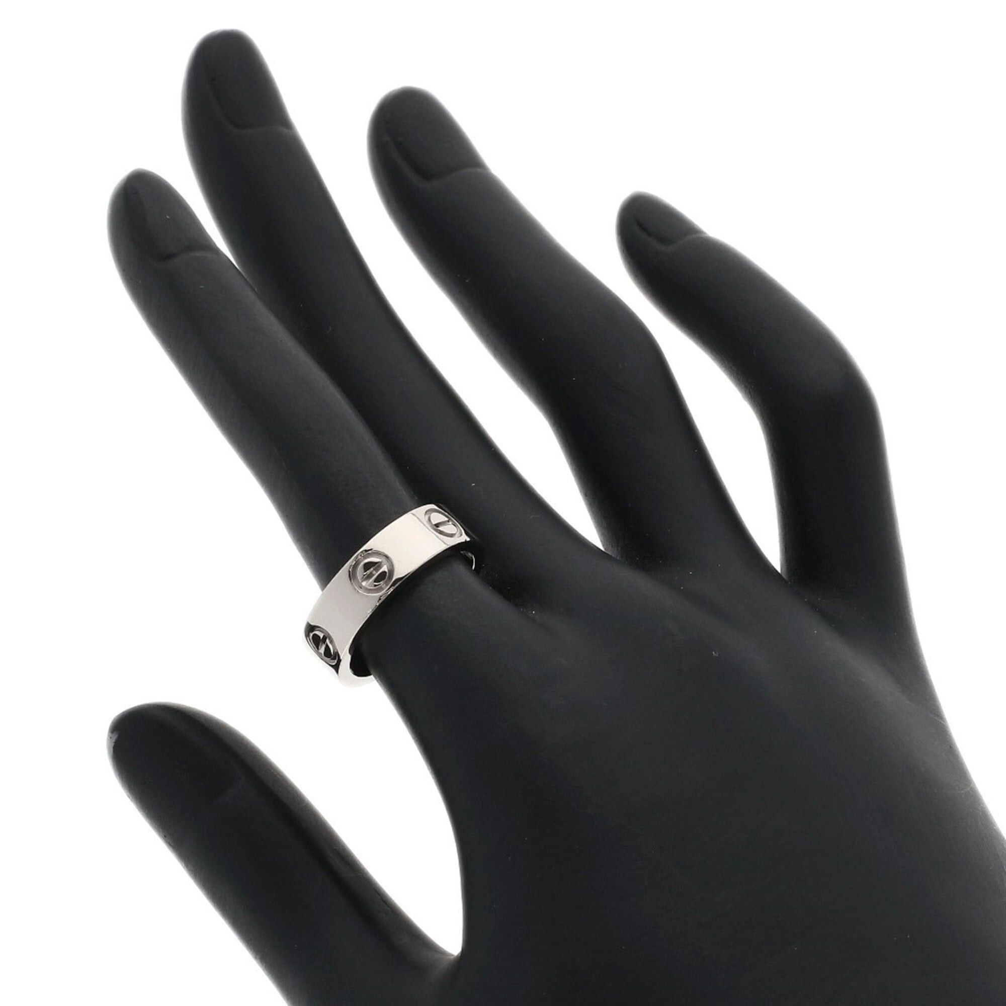 Cartier Cartier Love Ring #51, 18K White Gold, Women's Ring, CARTIER Size ONE SIZE - 6 Thumbnail