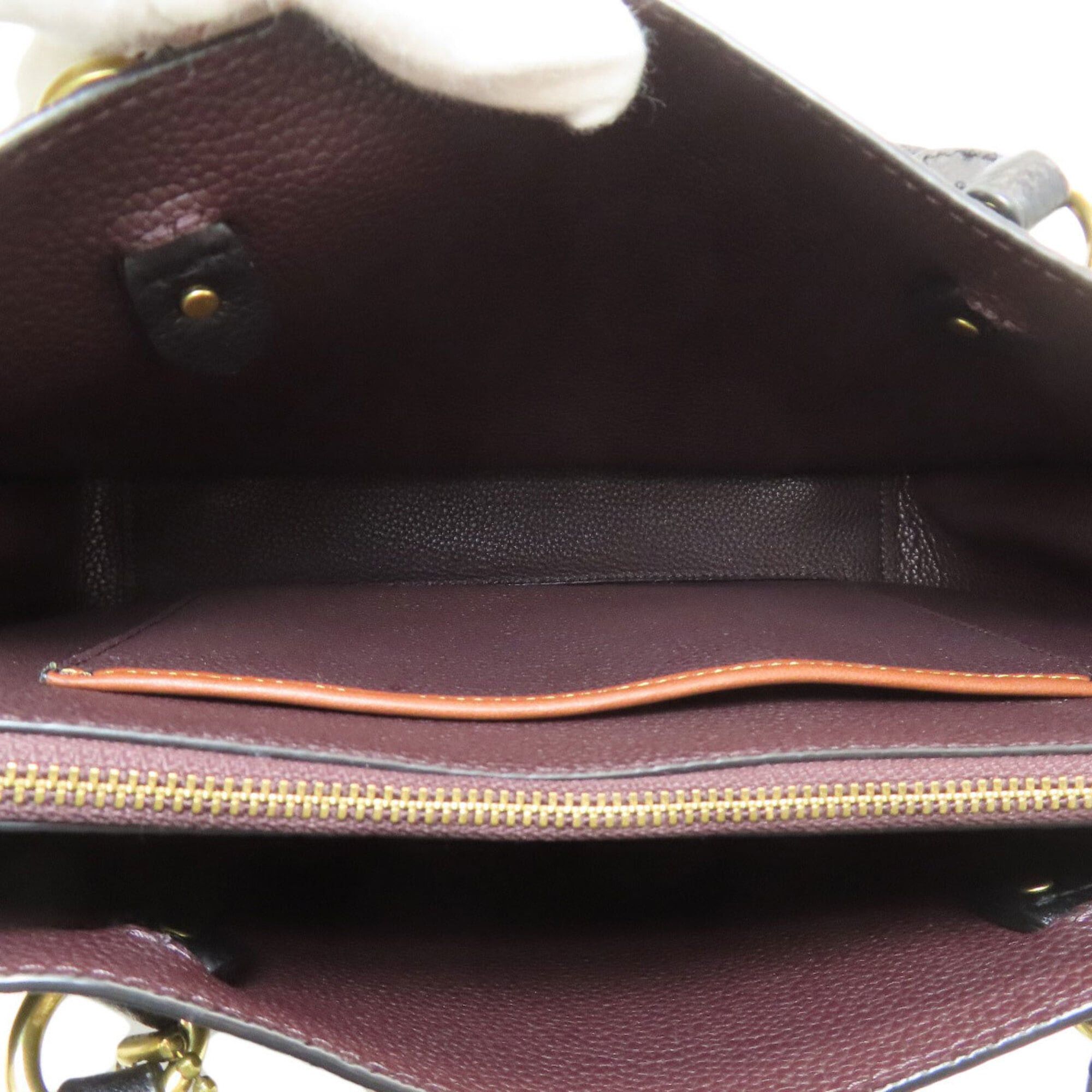 Coach Coach C3460 2-Way Leather Handbag for Women Size ONE SIZE - 5 Thumbnail