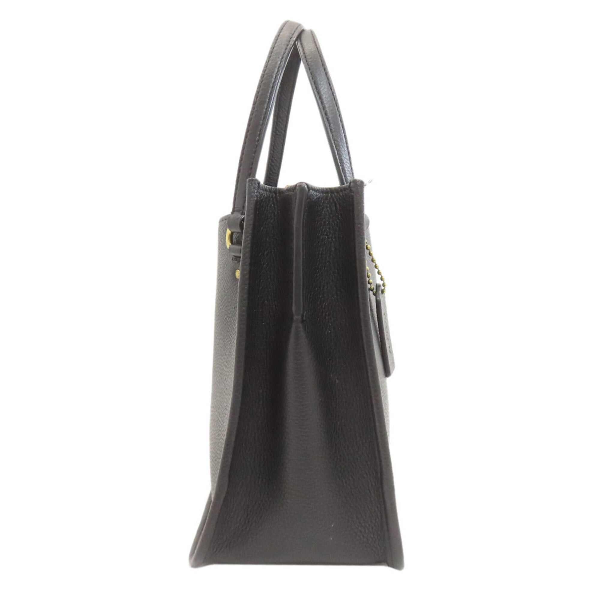 Coach Coach C3460 2-Way Leather Handbag for Women Size ONE SIZE - 3 Thumbnail