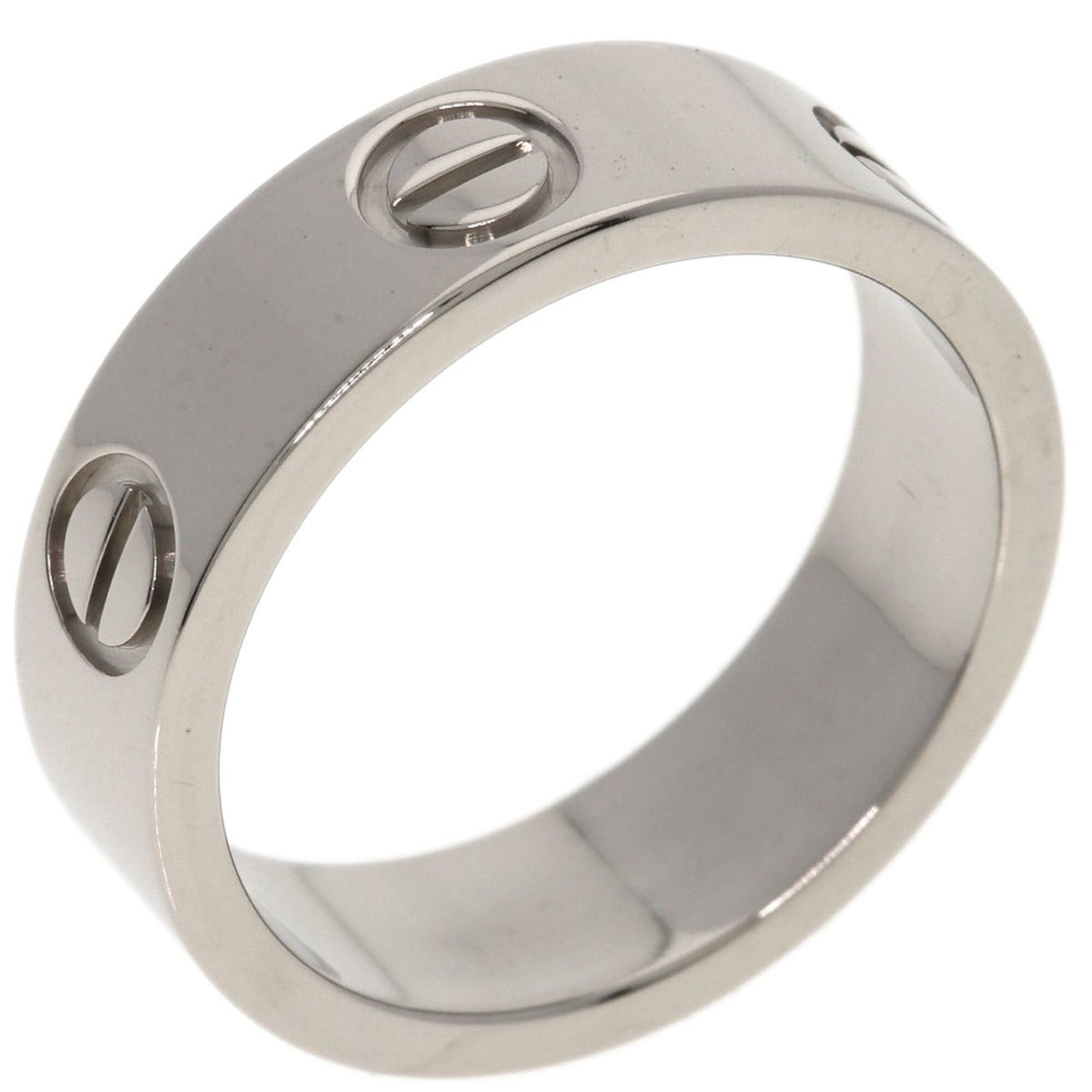 Cartier Cartier Love Ring #51, 18K White Gold, Women's Ring, CARTIER Size ONE SIZE - 2 Thumbnail