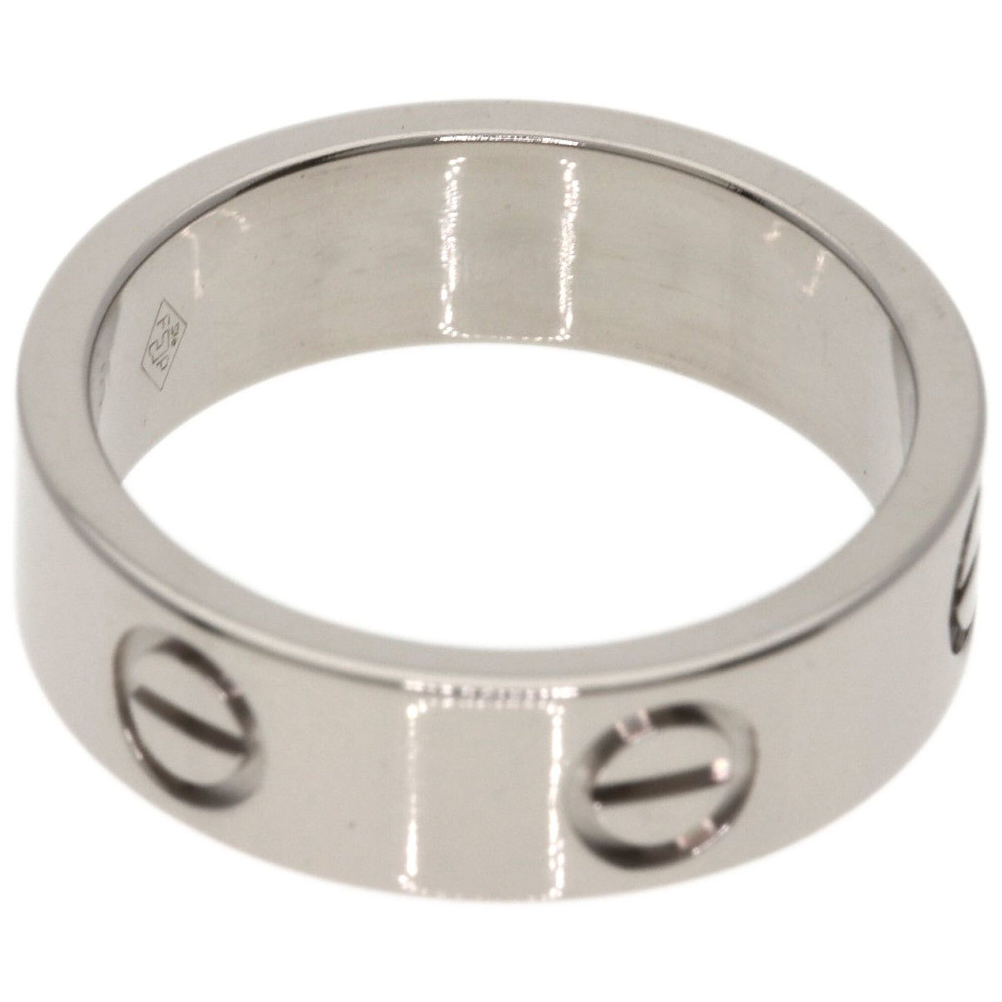 Cartier Cartier Love Ring #51, 18K White Gold, Women's Ring, CARTIER Size ONE SIZE - 9 Thumbnail