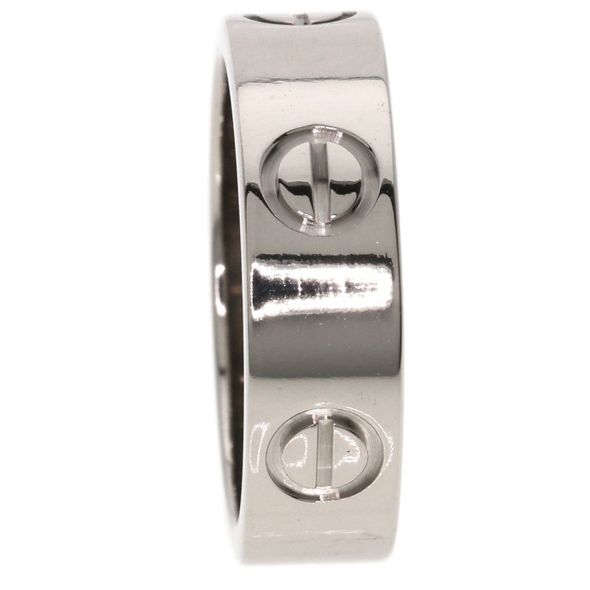 Cartier Cartier Love Ring #51, 18K White Gold, Women's Ring, CARTIER Size ONE SIZE - 8 Thumbnail
