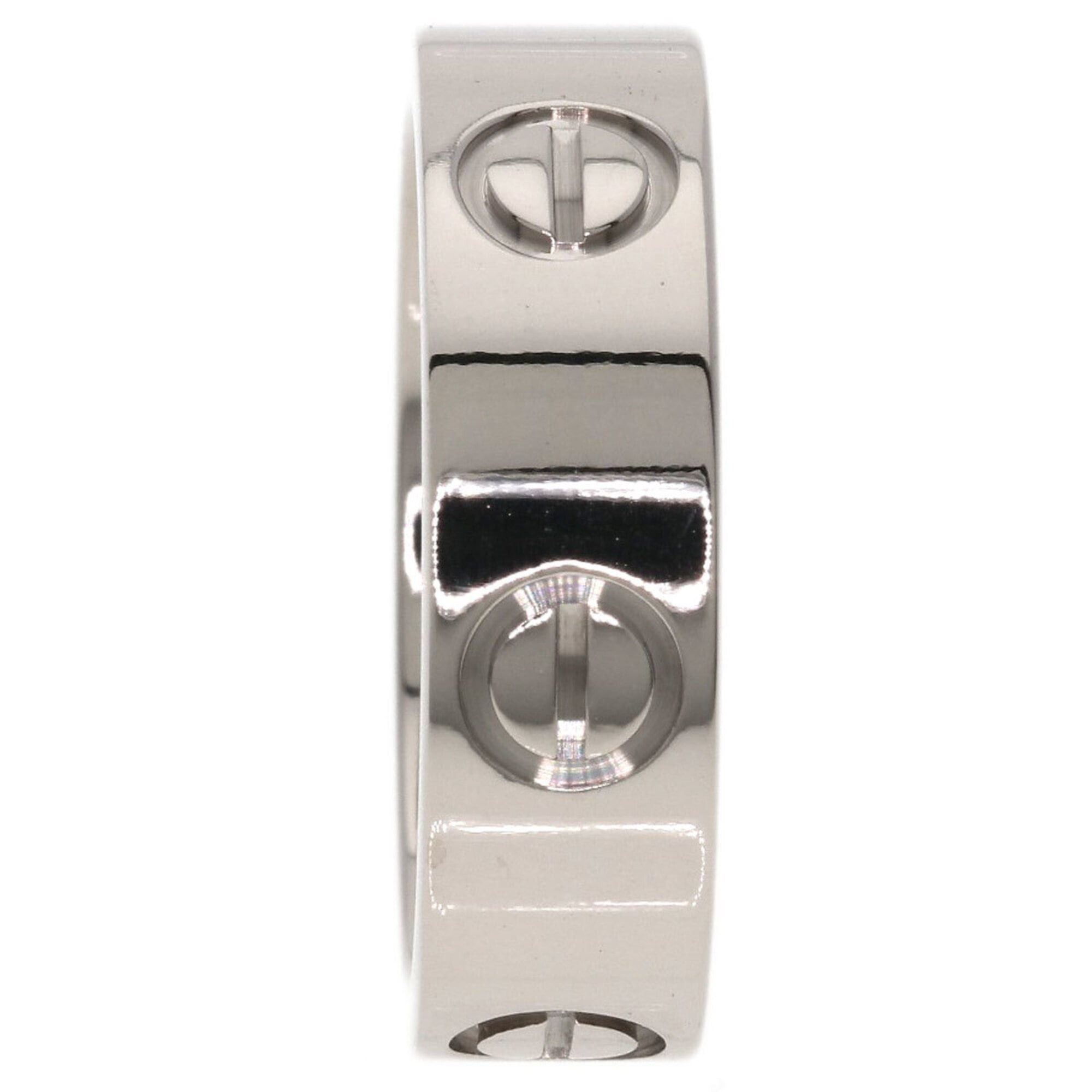 Cartier Cartier Love Ring #51, 18K White Gold, Women's Ring, CARTIER Size ONE SIZE - 3 Thumbnail