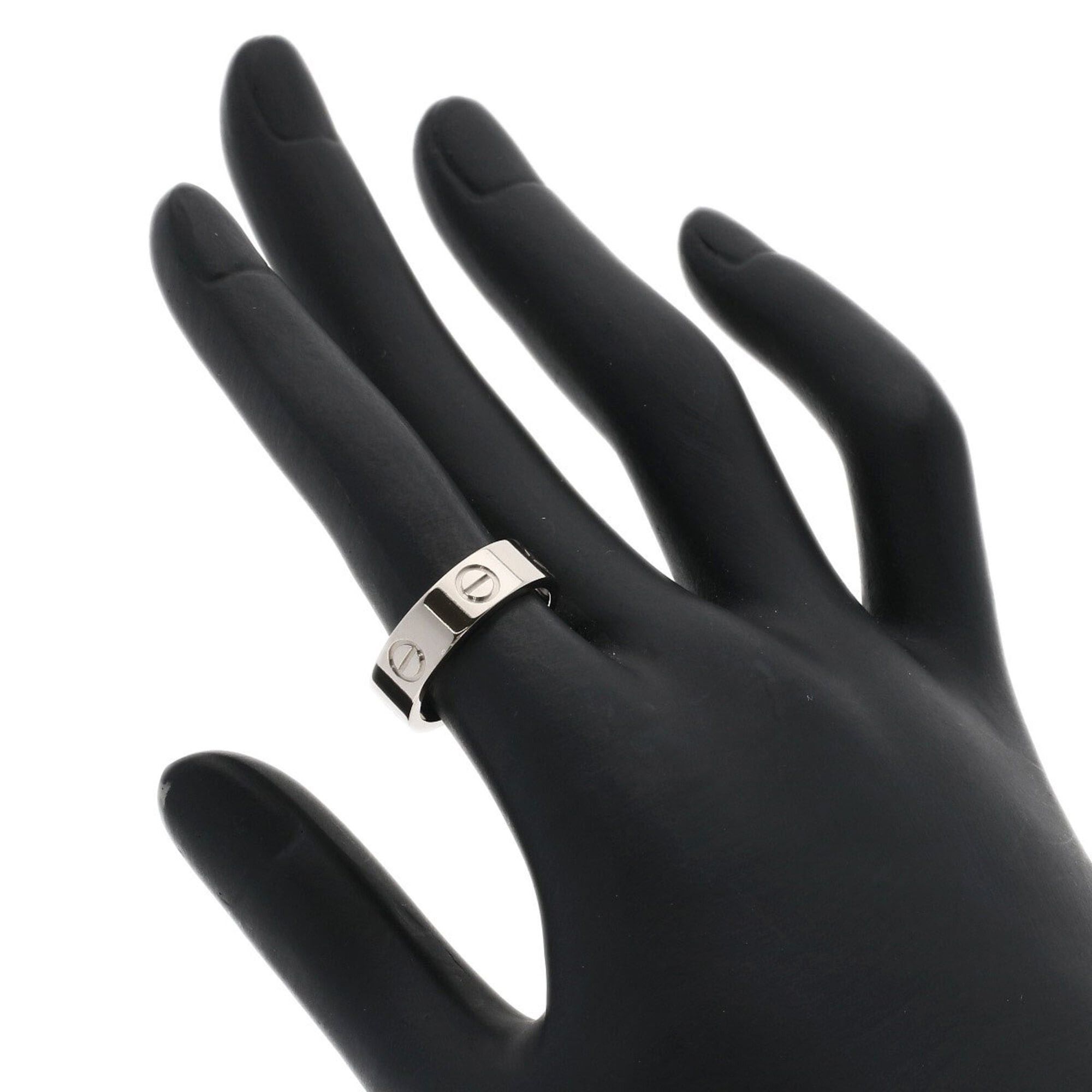 Cartier Cartier Love Ring #51, 18K White Gold, Women's Ring, CARTIER Size ONE SIZE - 5 Thumbnail