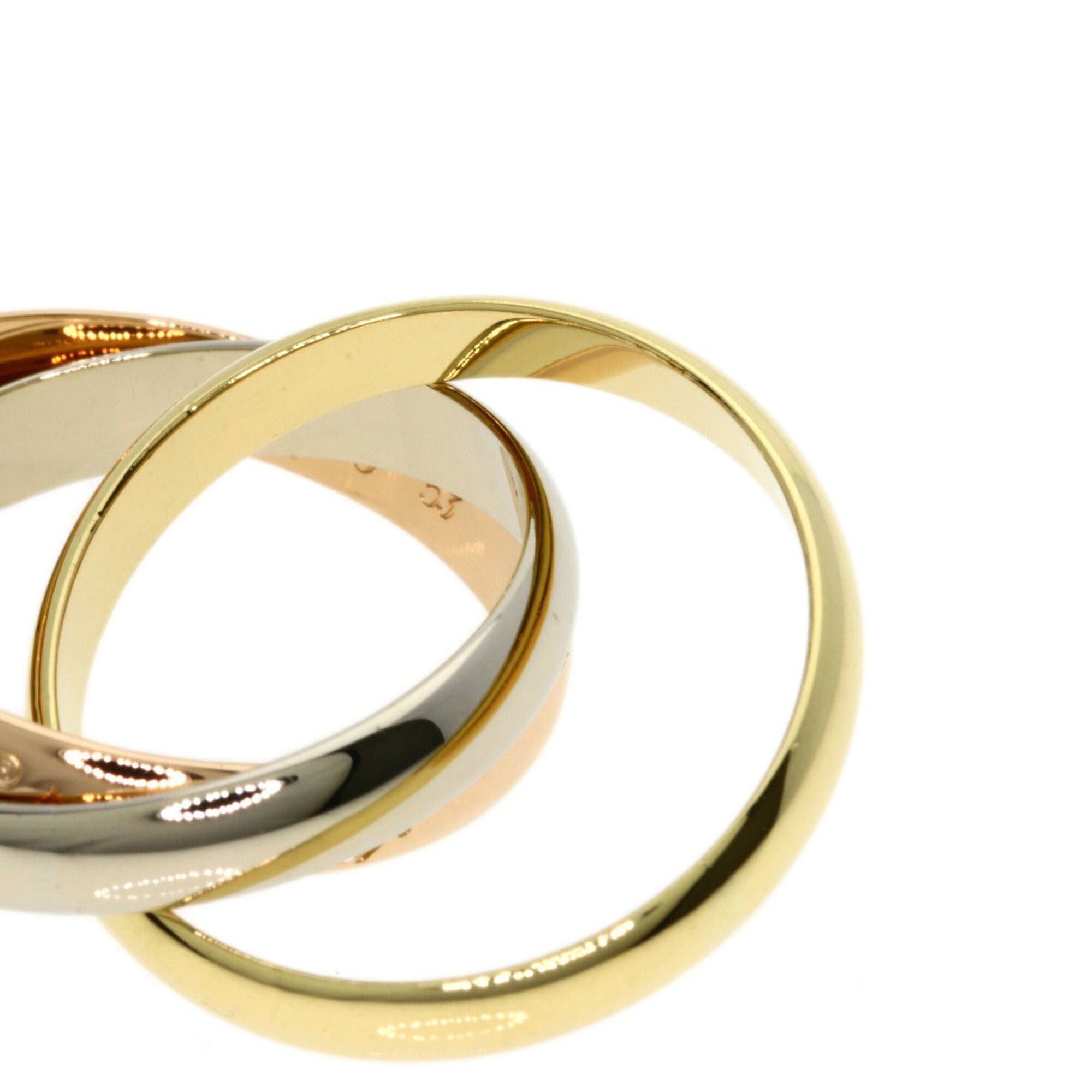Cartier Cartier Trinity #53 Ring - 18K Yellow Gold/18K Pink White Gold Women's CARTIER Size ONE SIZE - 8 Thumbnail