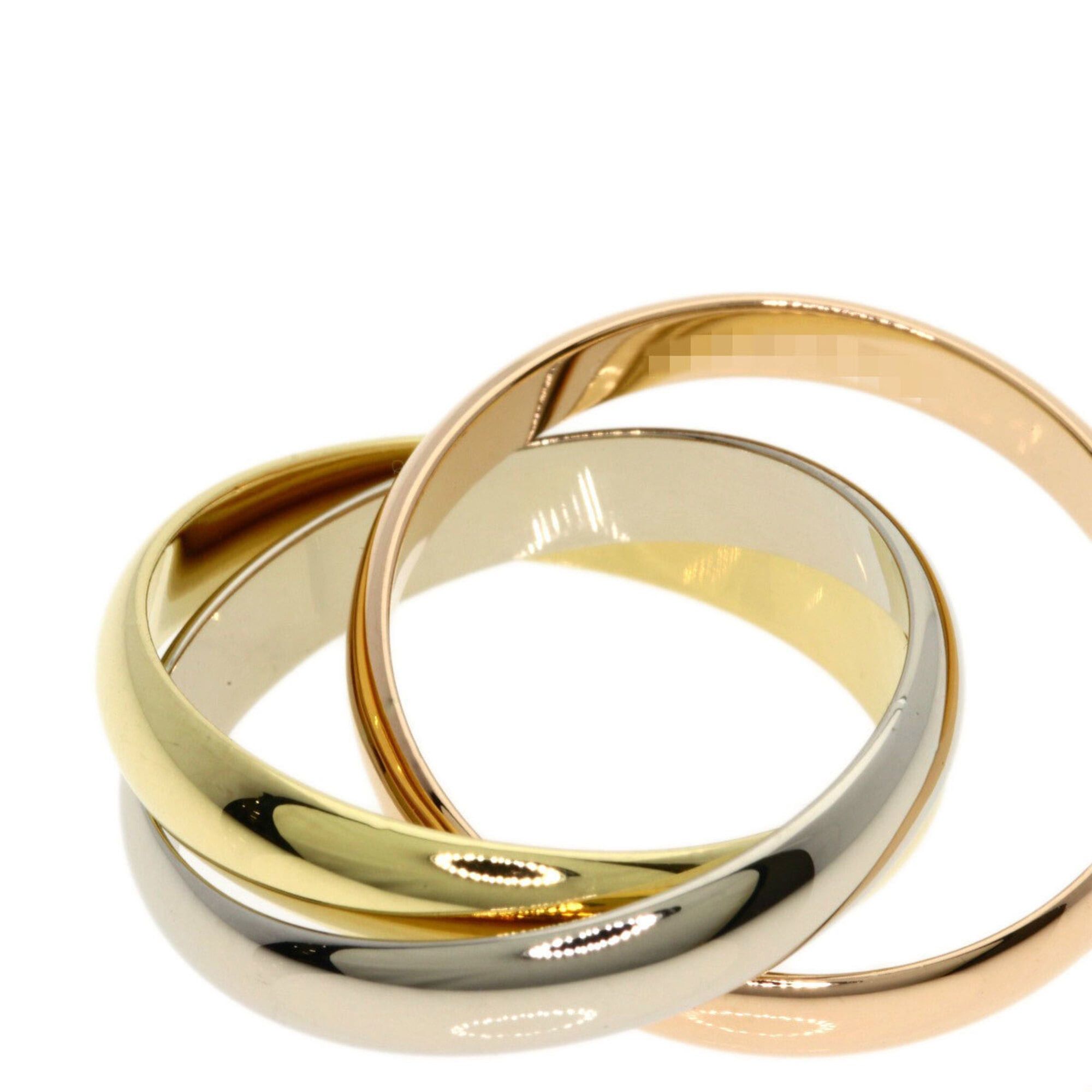 Cartier Cartier Trinity #53 Ring - 18K Yellow Gold/18K Pink White Gold Women's CARTIER Size ONE SIZE - 5 Thumbnail